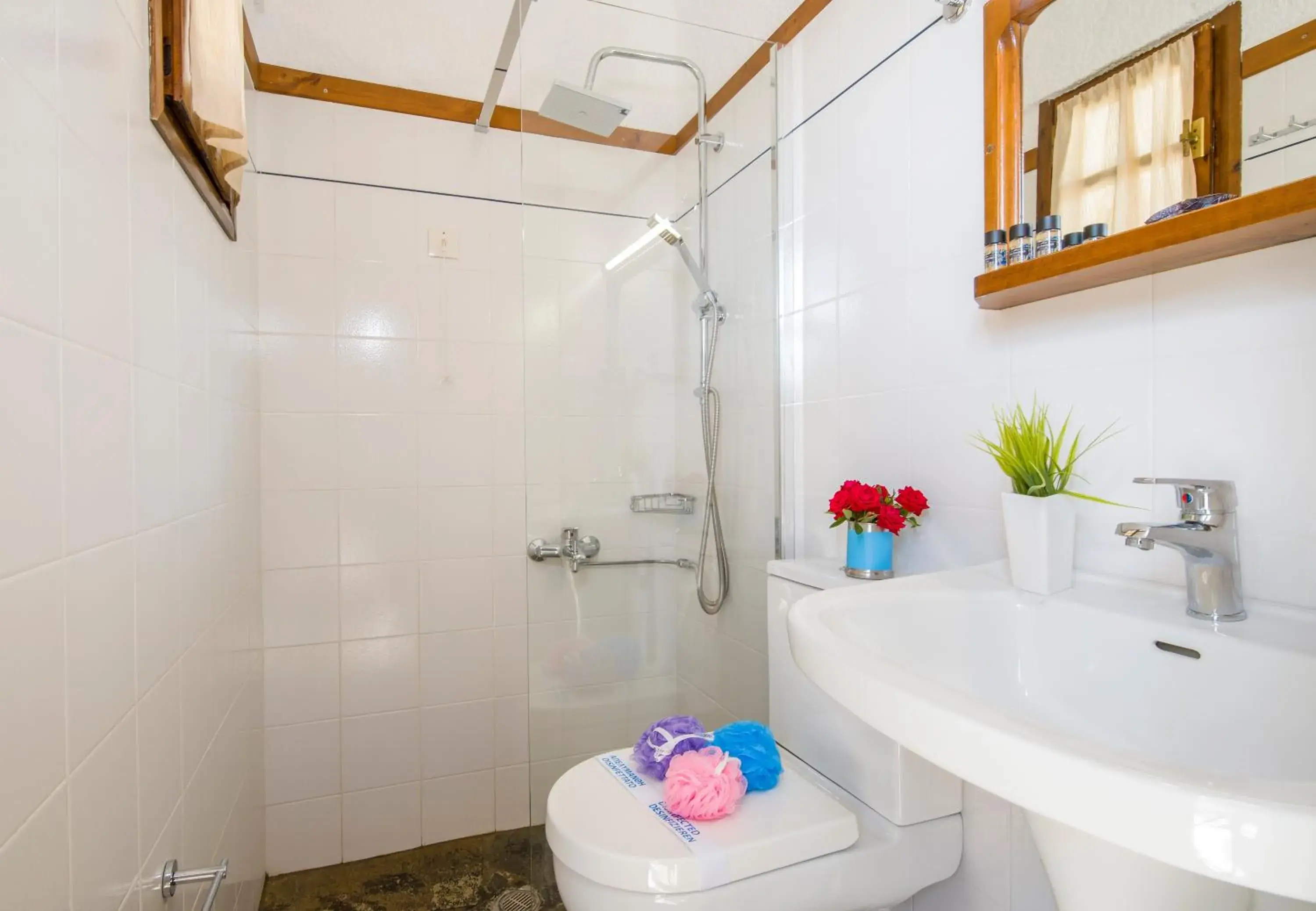 Shower, Bathroom in Folia Apartments