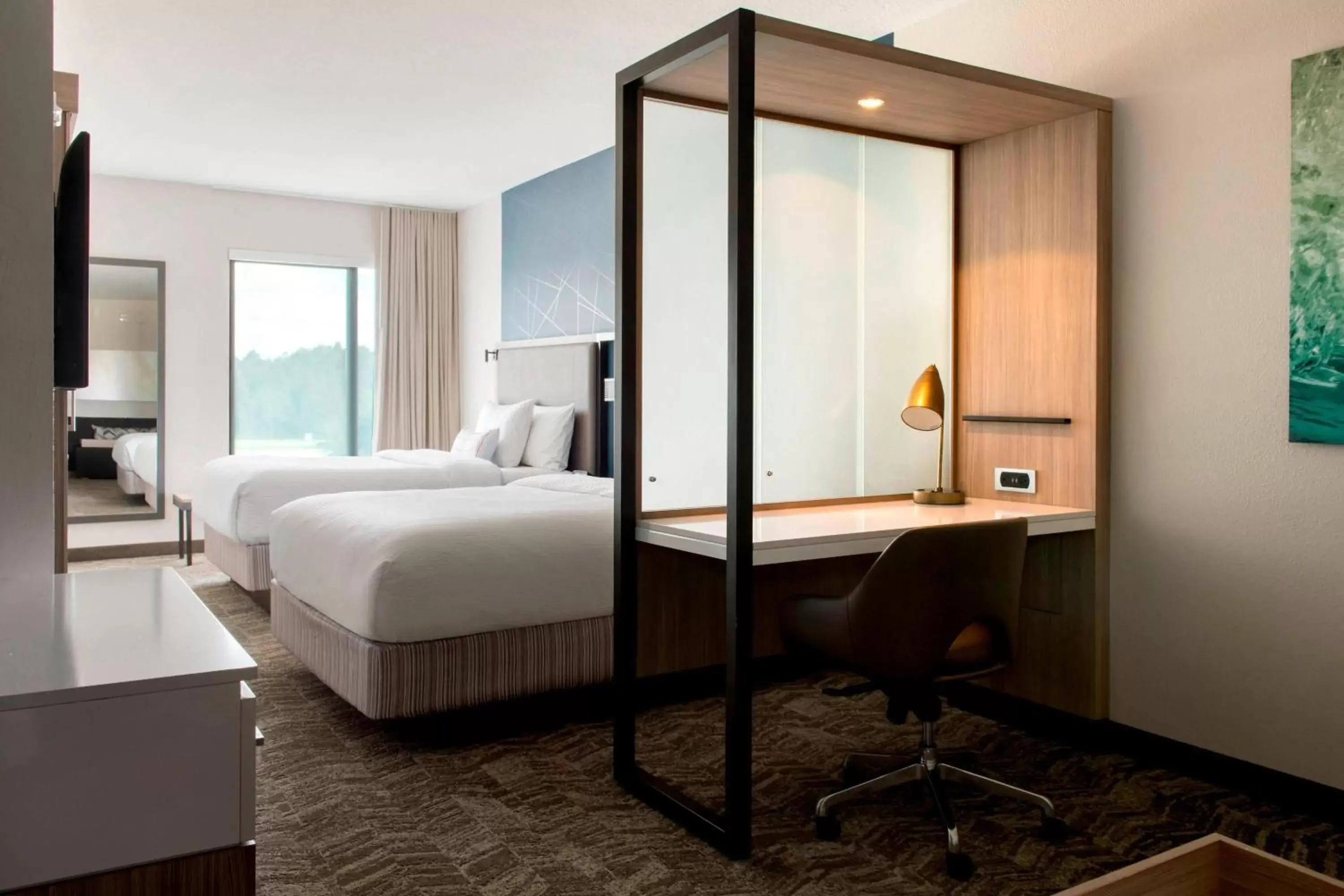 Bedroom, Bed in SpringHill Suites by Marriott Tampa Suncoast Parkway