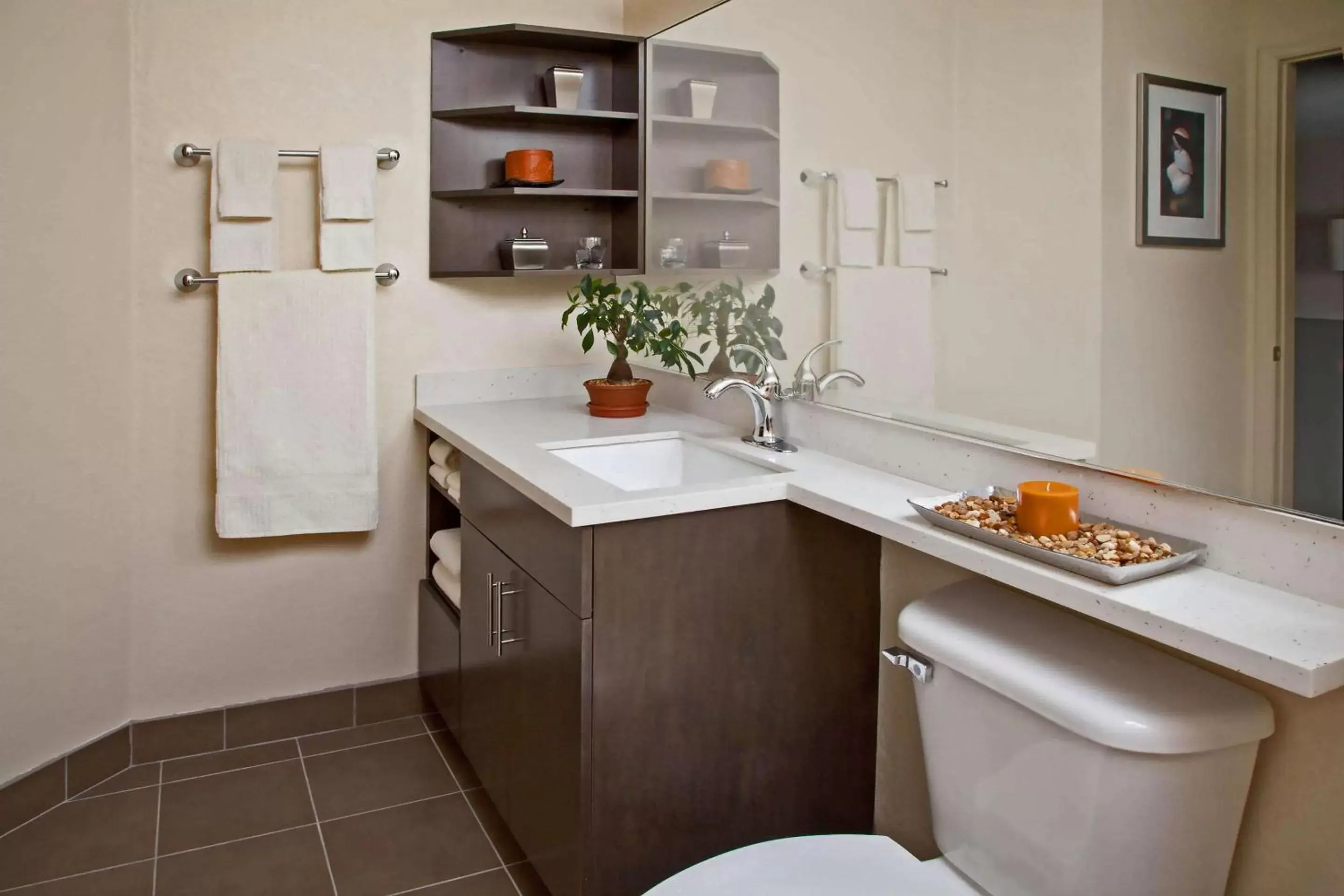 Bathroom in MainStay Suites- Kansas City Overland Park