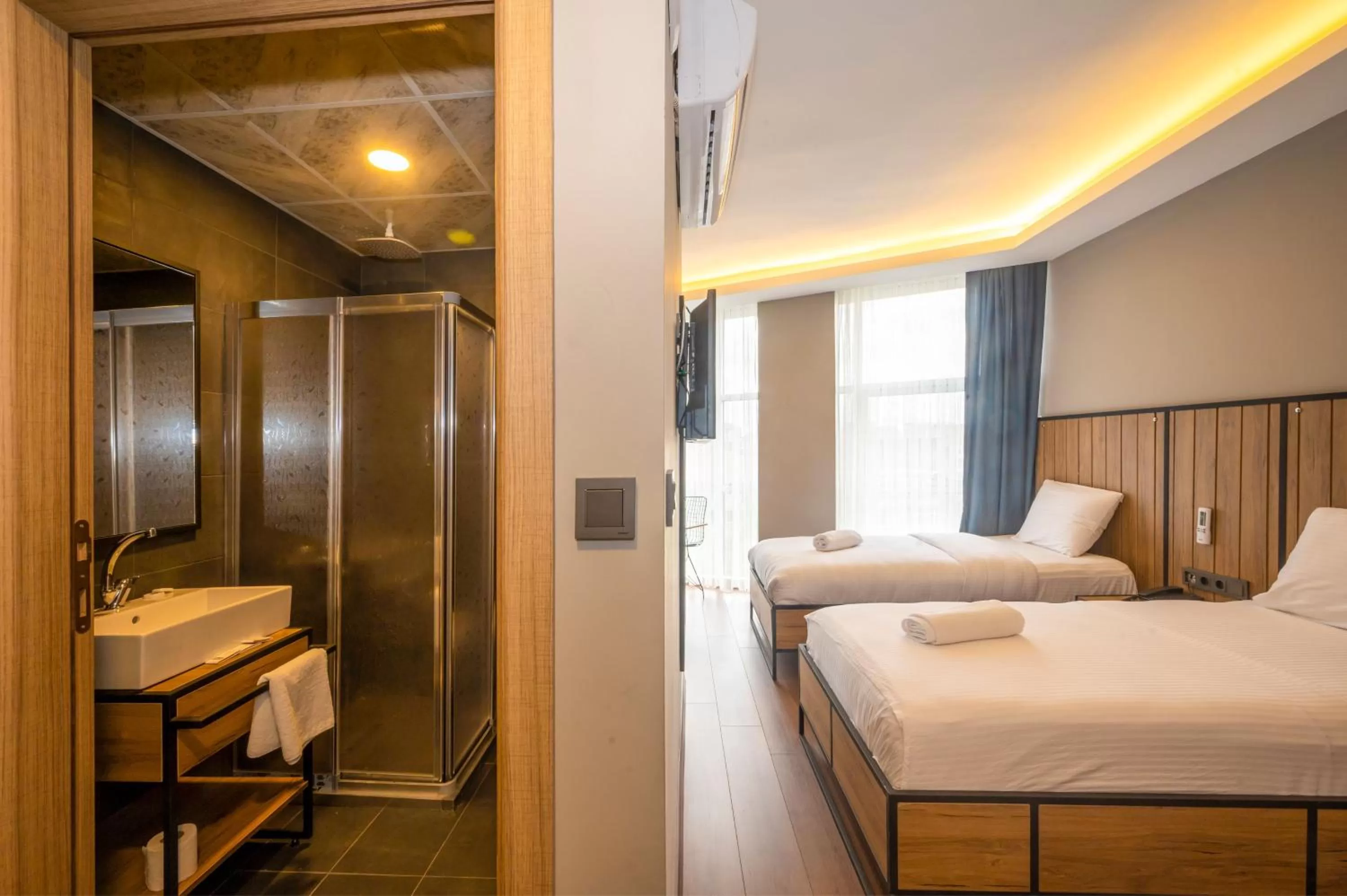 Bed in Çorlu Dem Hotel