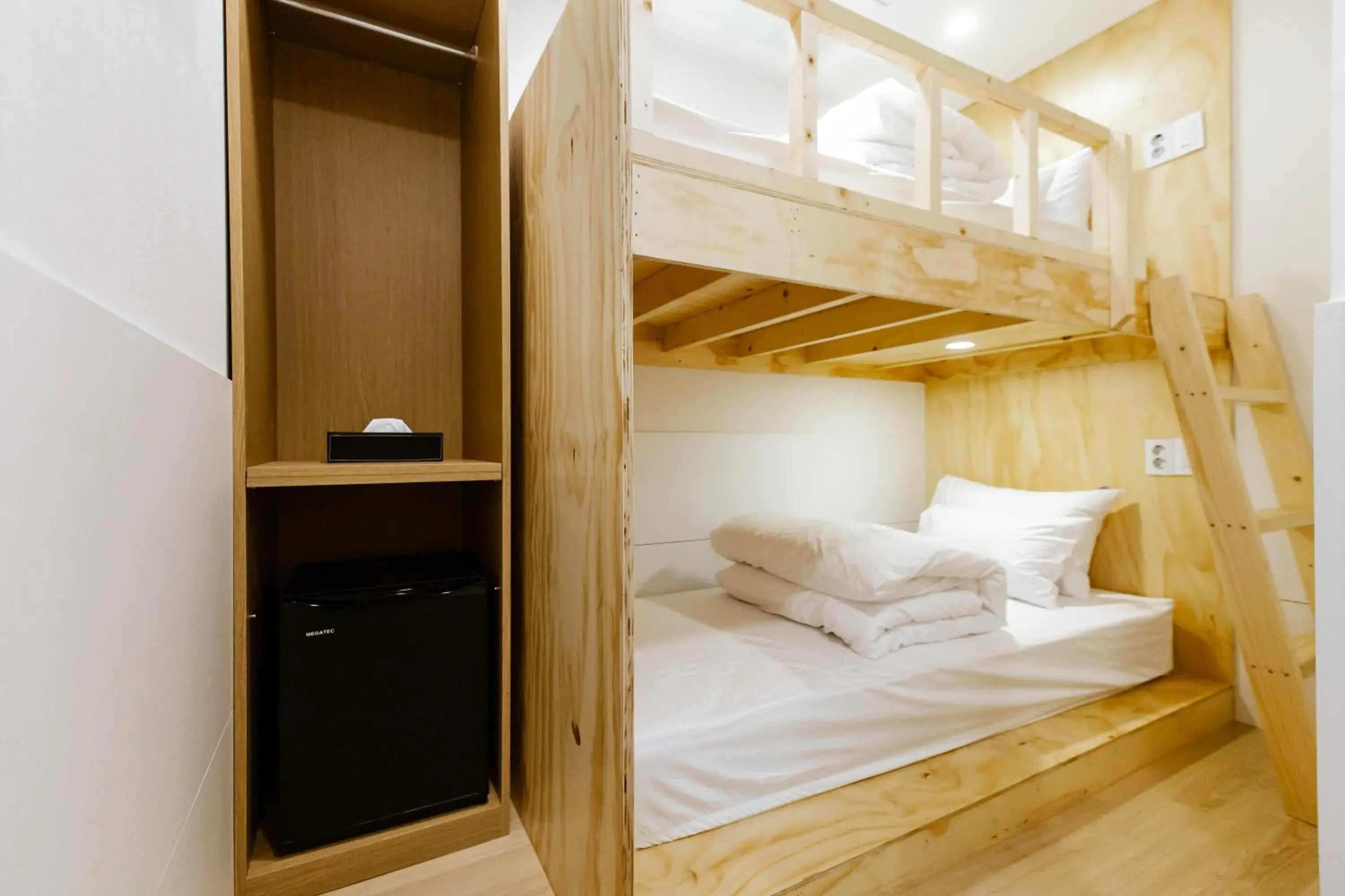 Twin Room with Bunk Bed - No window in STEP INN Myeongdong 1