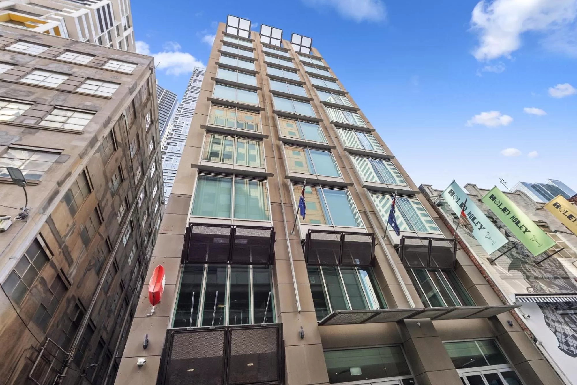 Property building in YEHS Hotel Melbourne CBD