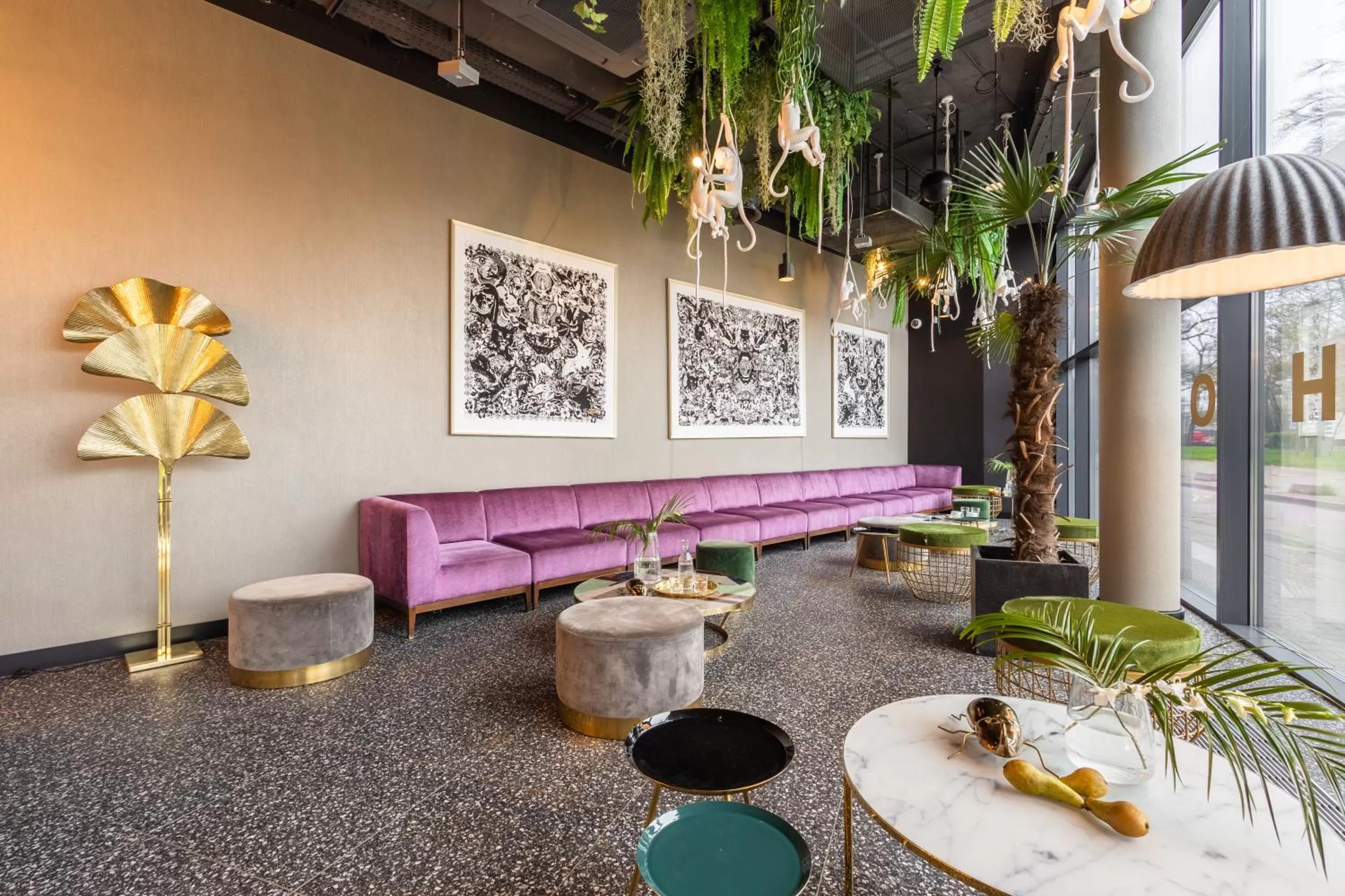 Lobby or reception in Hotel Zoo by Afrykarium Wroclaw