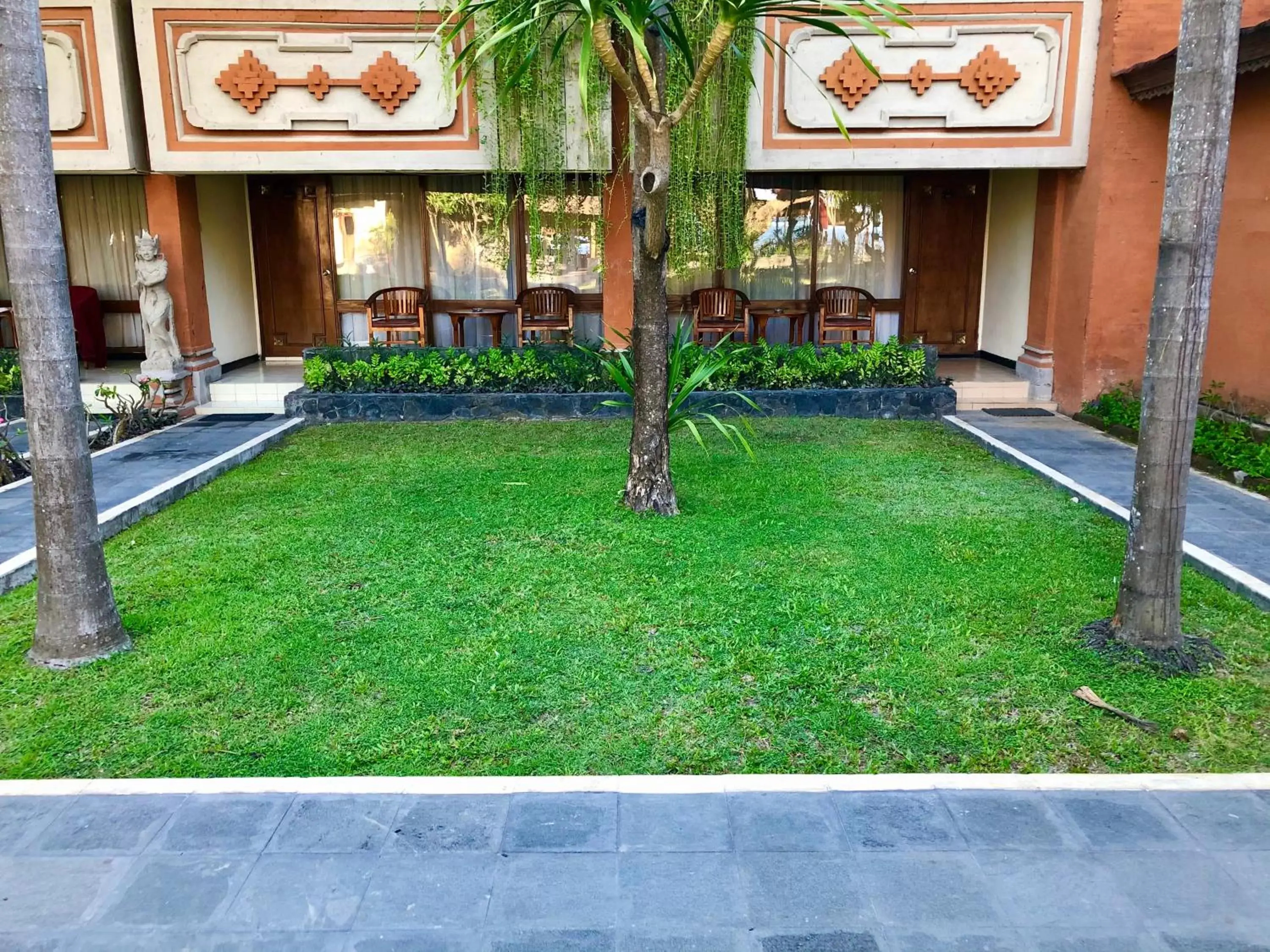 Garden view in Inna Sindhu Beach Hotel & Resort
