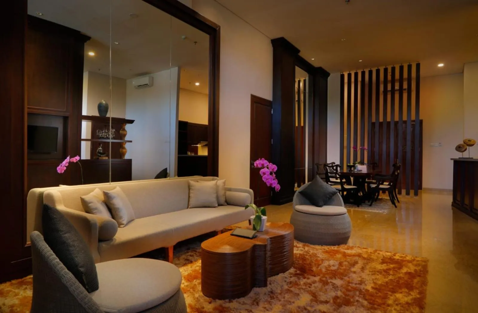 Living room in Royal Tulip Springhill Resort Jimbaran