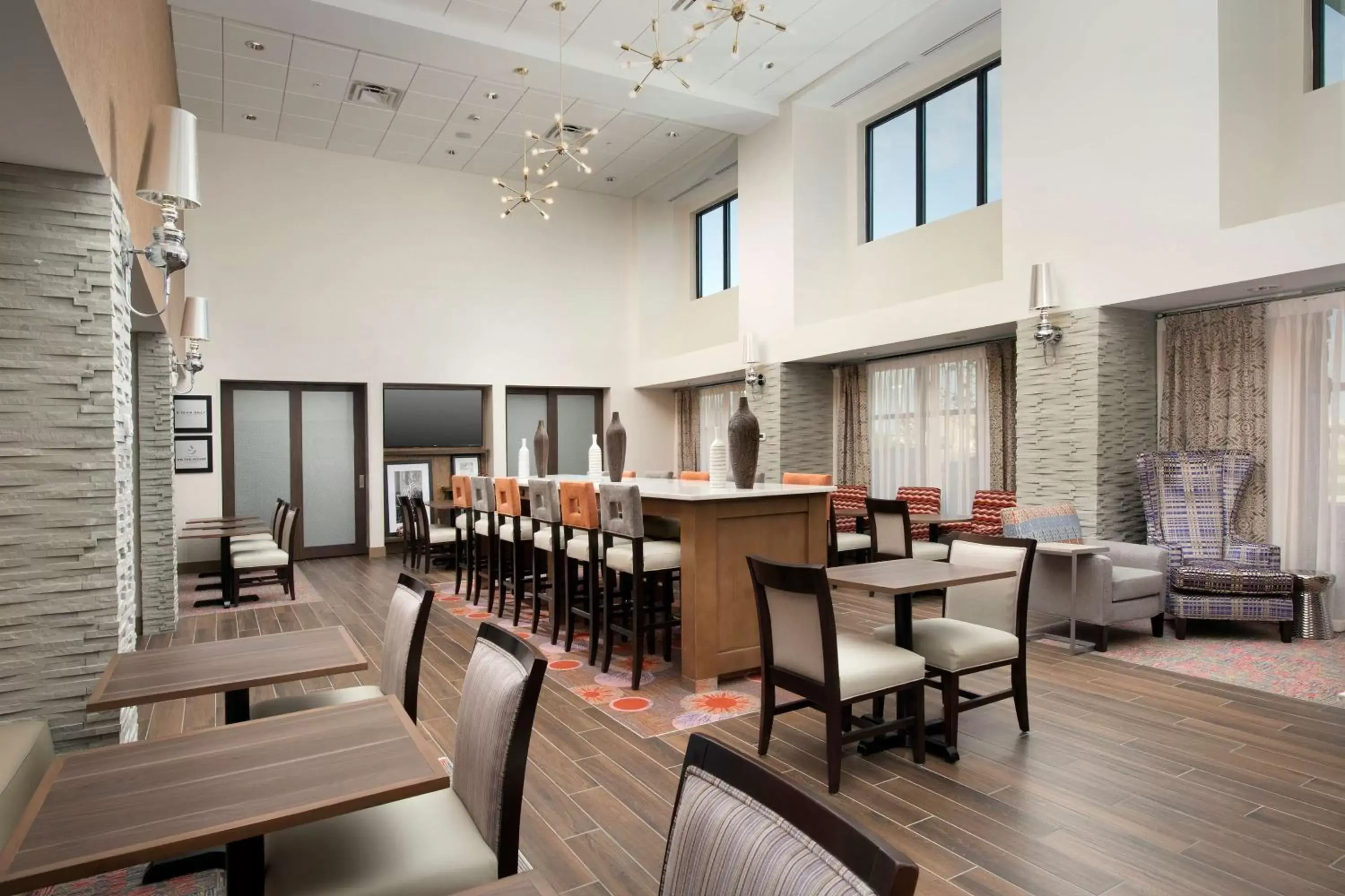 Lobby or reception in Hampton Inn & Suites San Antonio Lackland AFB SeaWorld Lobby or reception in Hampton Inn & Suites San Antonio Lackland AFB SeaWorld