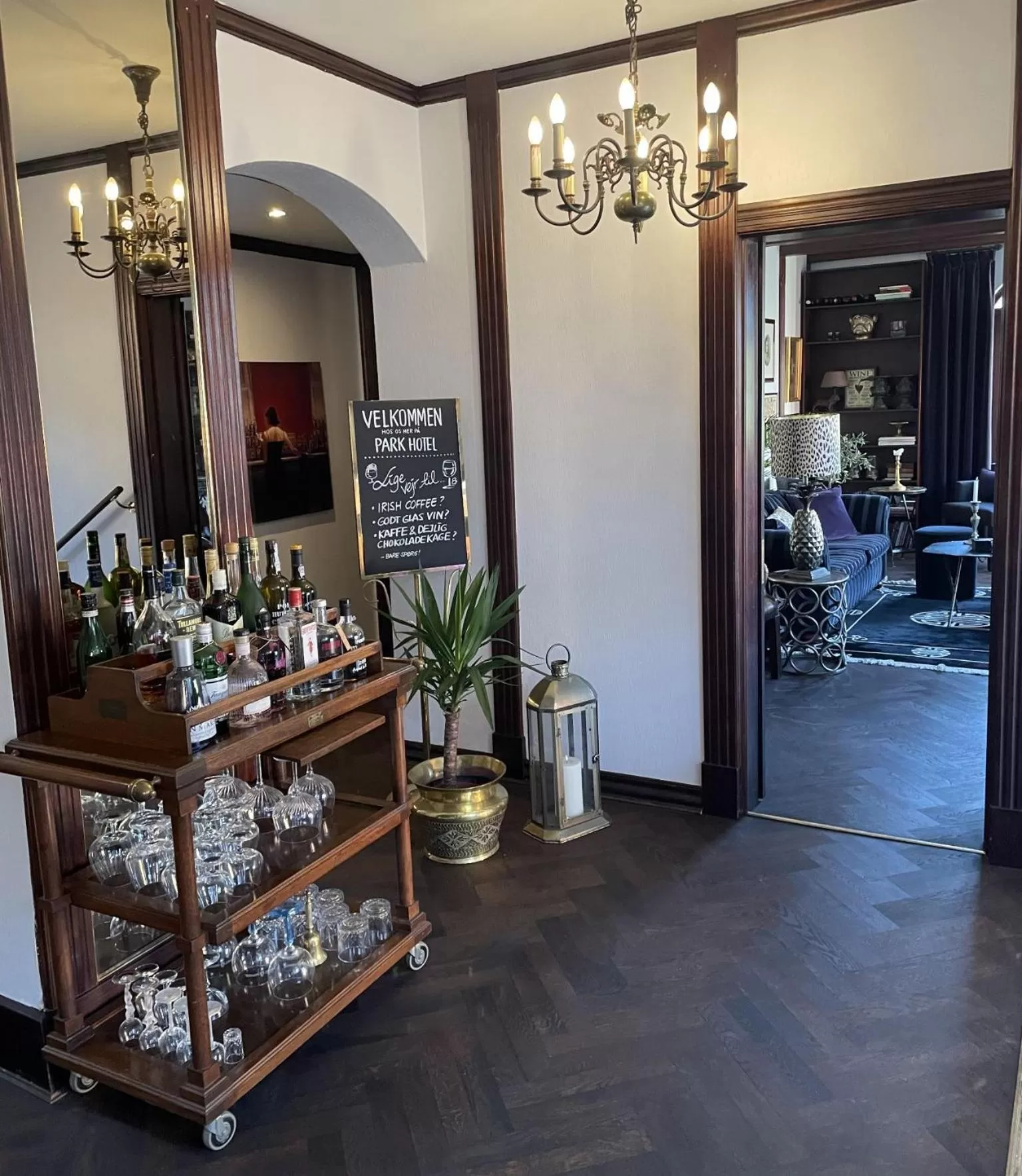 Lobby or reception in Park Hotel & Vinbar