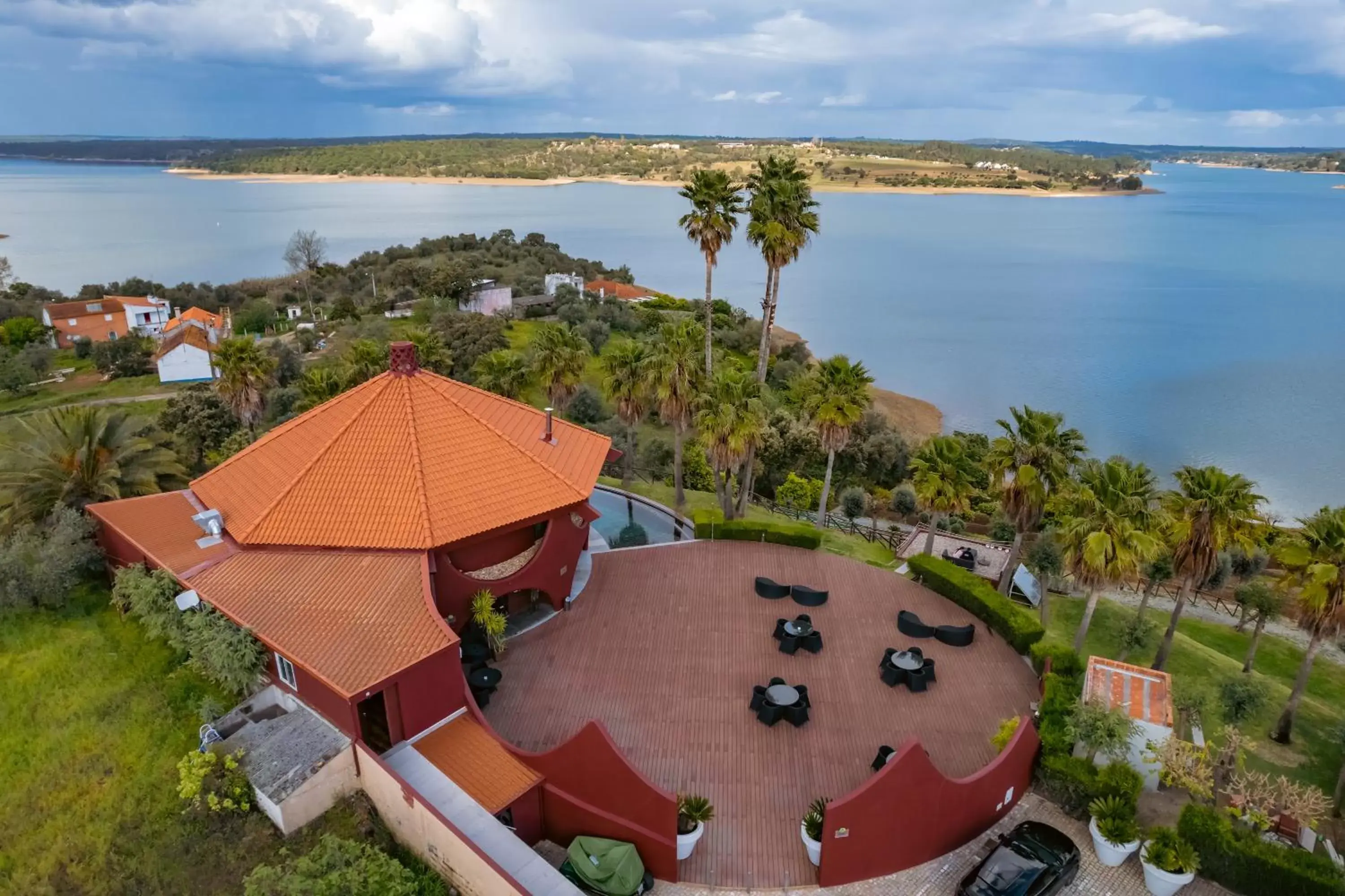 Garden, Bird's-eye View in Montargil Monte Novo