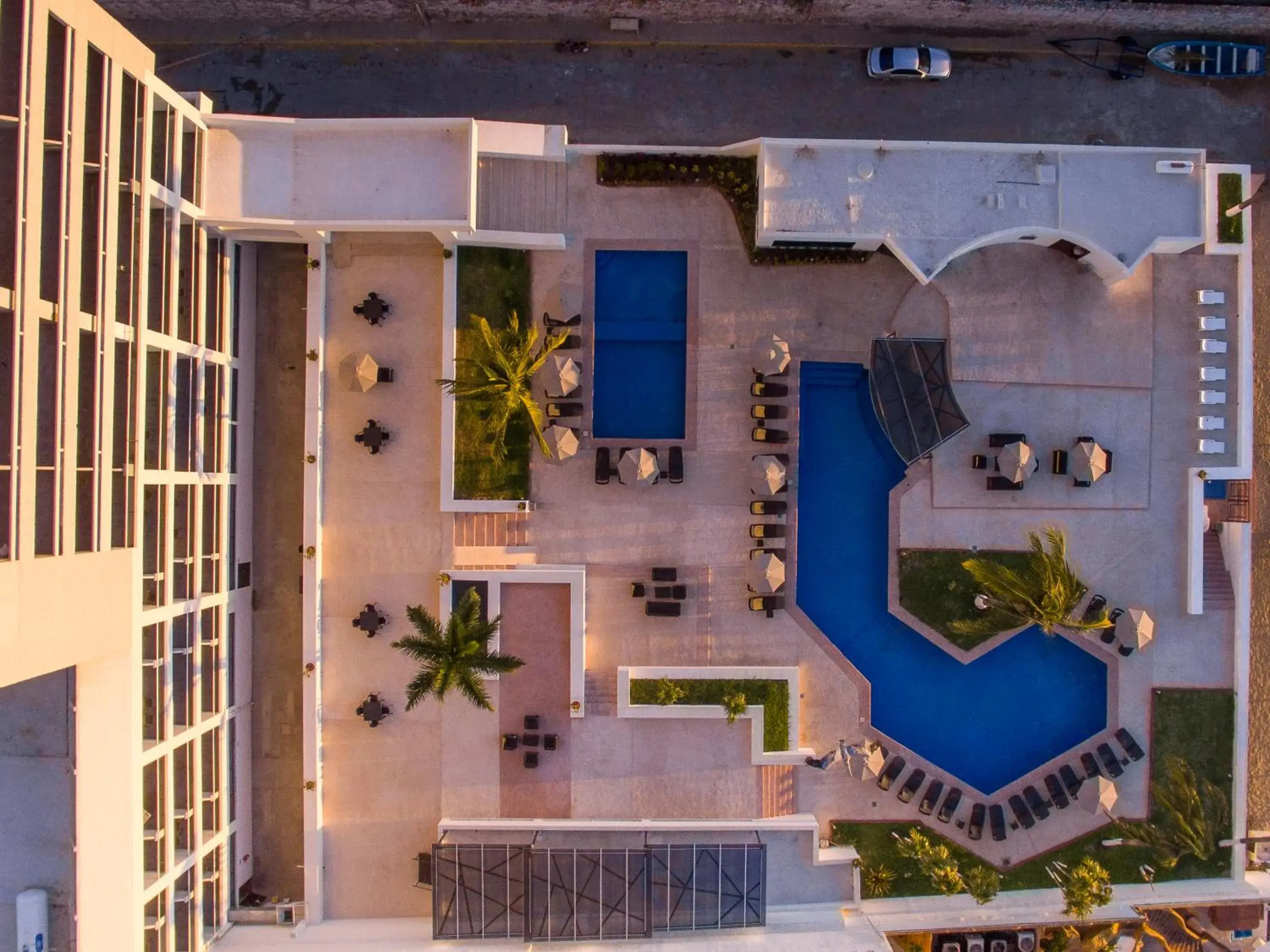 Bird's eye view in Ocean View Beach Hotel Bird's eye view in Ocean View Beach Hotel