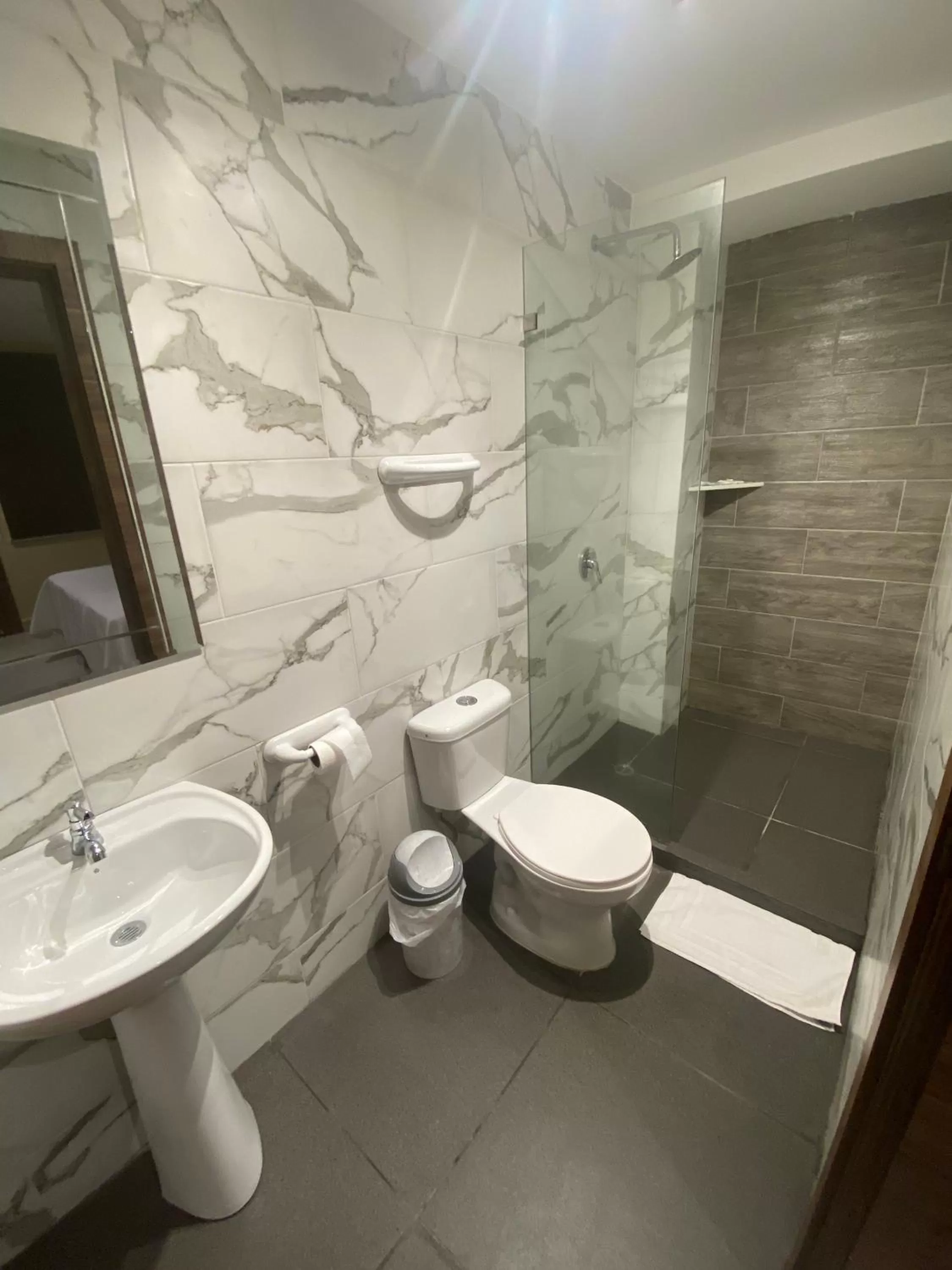 Shower in Hotel Sada