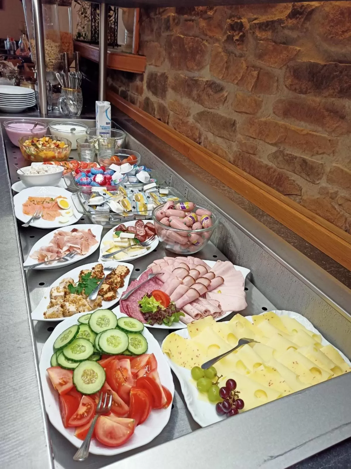 Buffet breakfast in Hotel - Gasthof Erber