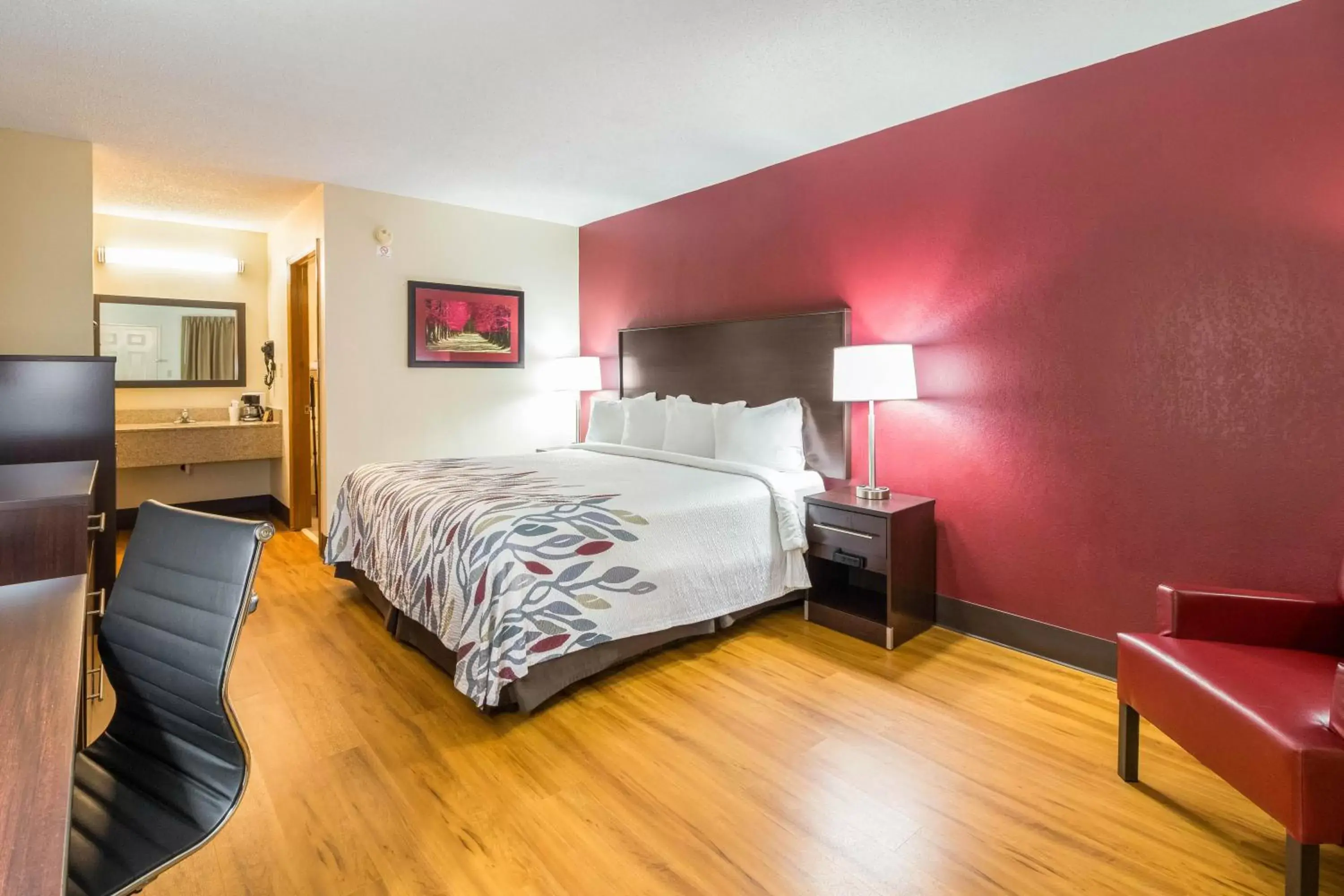 Bedroom, Bed in Red Roof Inn Clarksville Bedroom, Bed in Red Roof Inn Clarksville