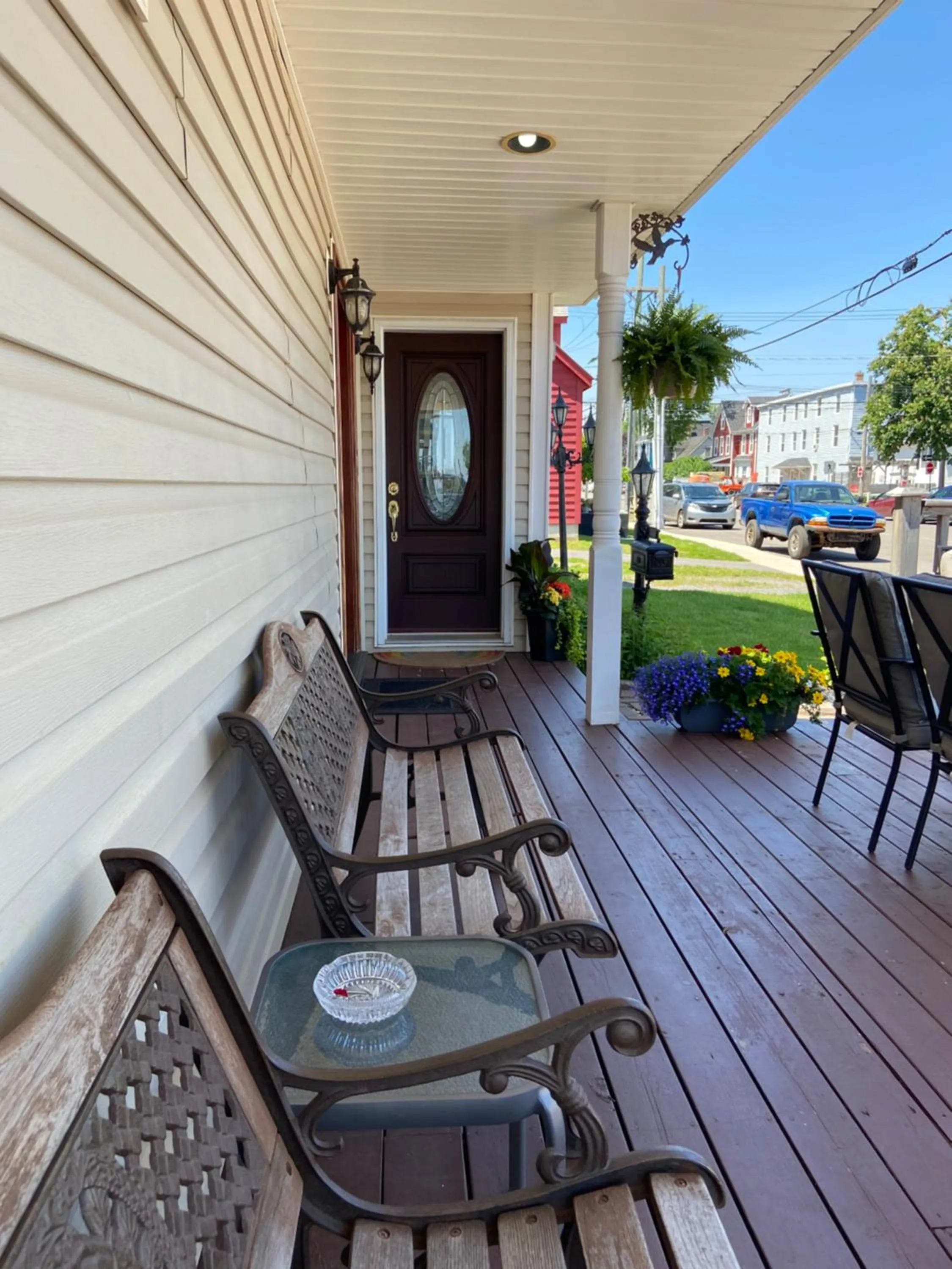 Patio in Inn on the Harbour