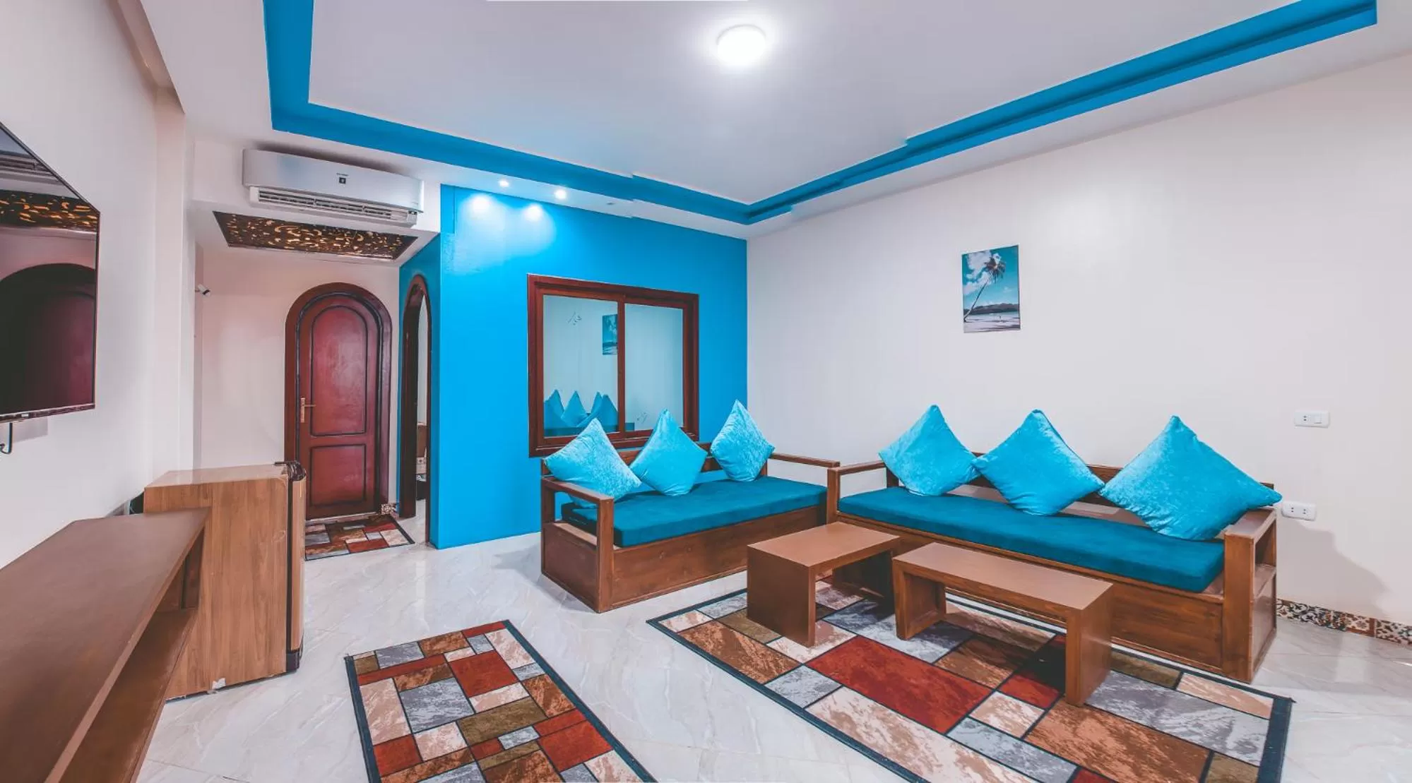 Living room in Seaview Panorama Boatel