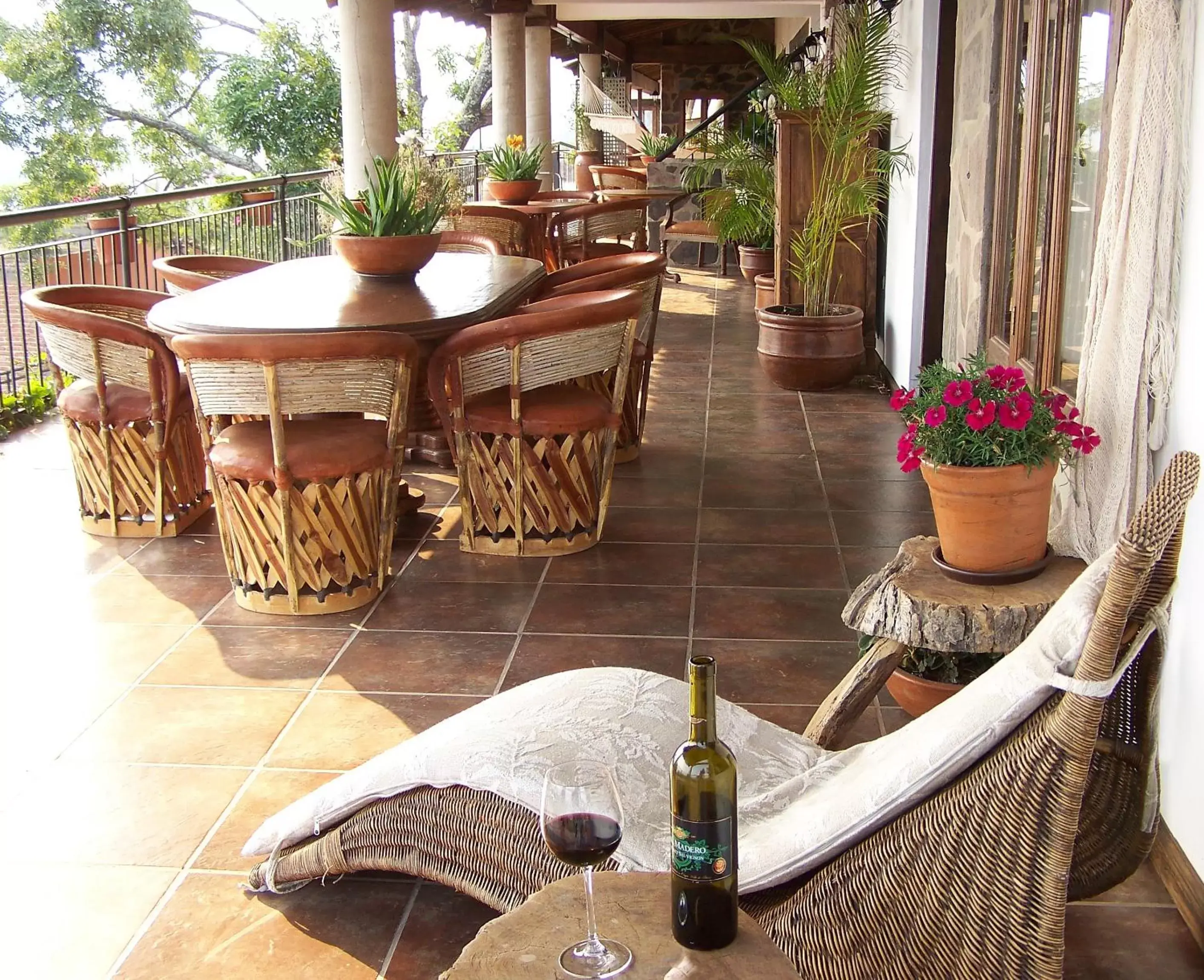 Balcony/Terrace in Hotel Villa Cassis