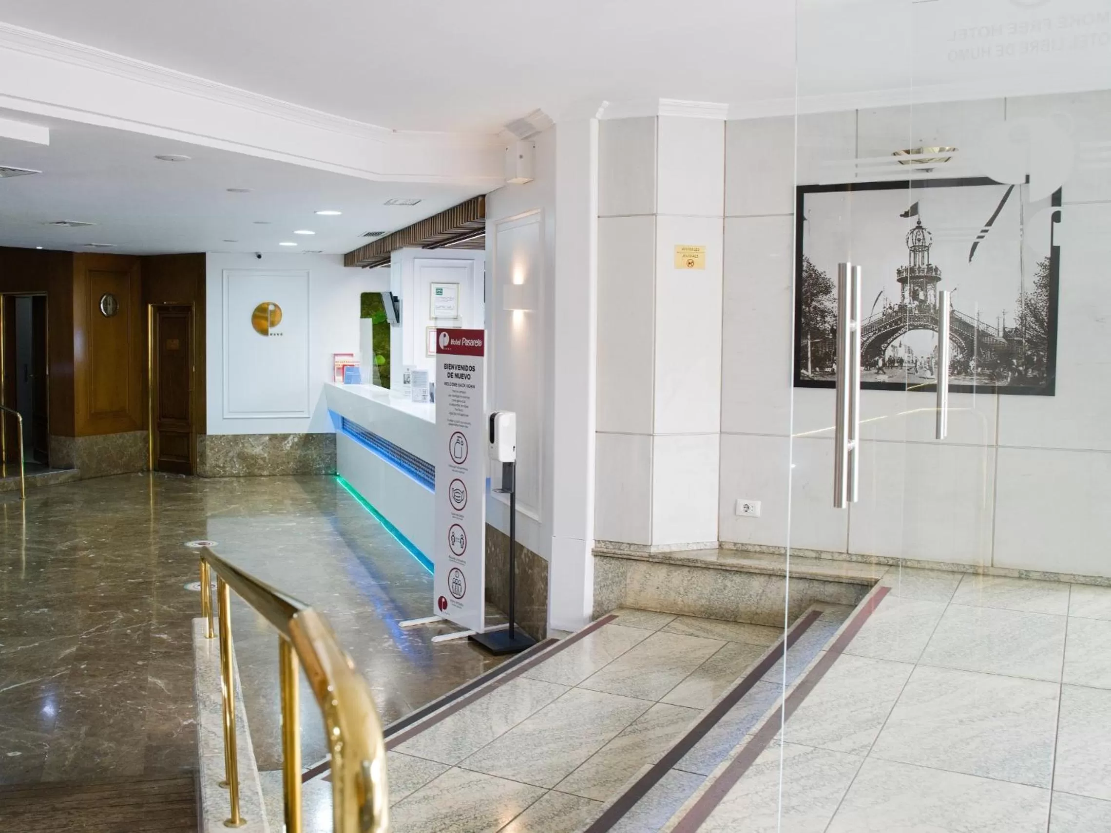 Lobby or reception in Hotel Pasarela