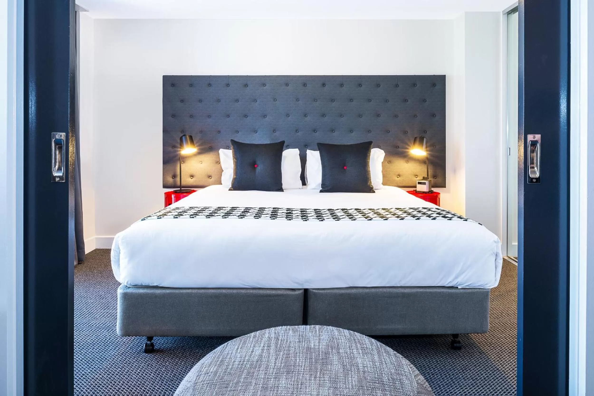 Bedroom, Bed in Quality Apartments Melbourne Central