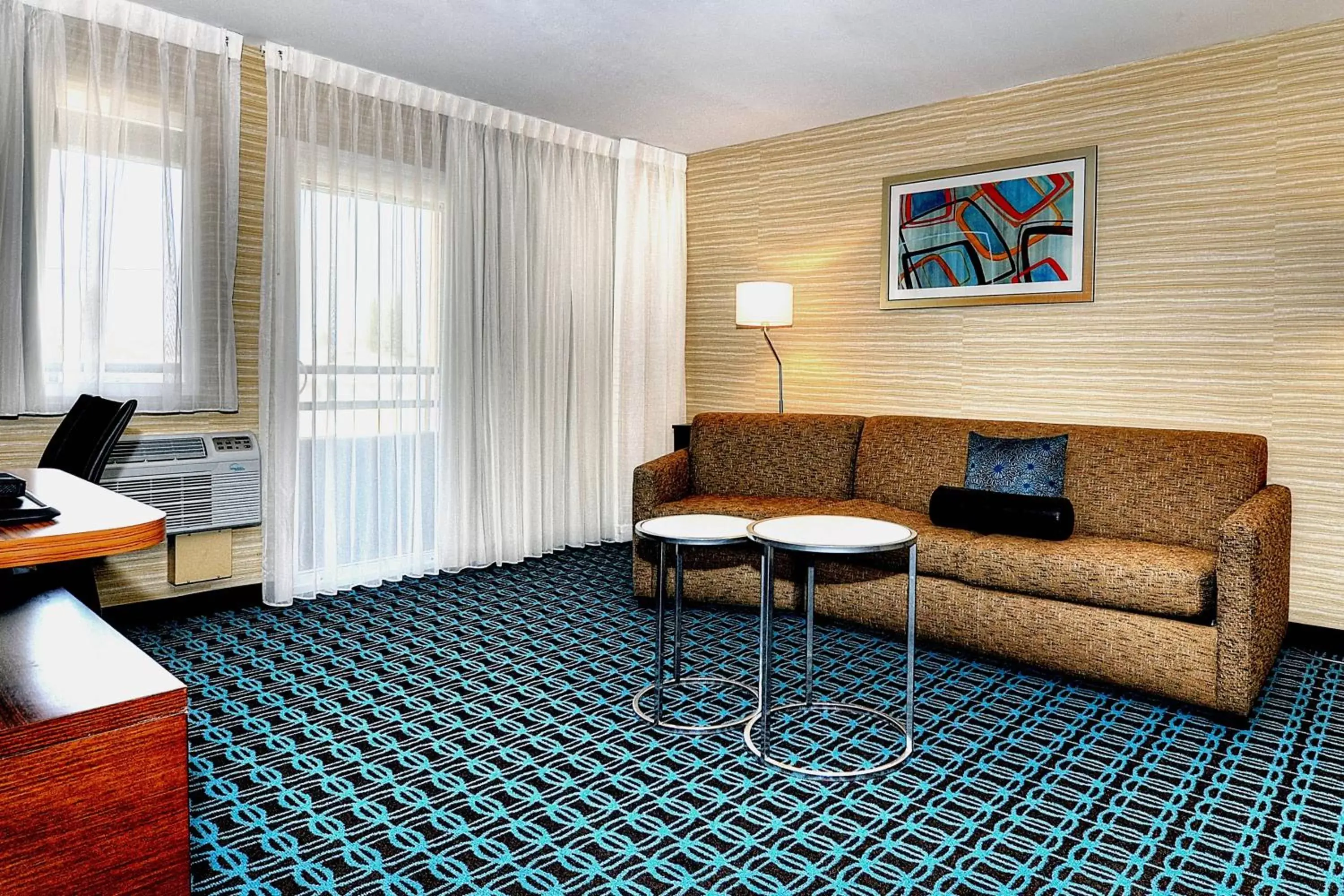 Living room, Seating Area in Fairfield Inn & Suites by Marriott Los Angeles Rosemead