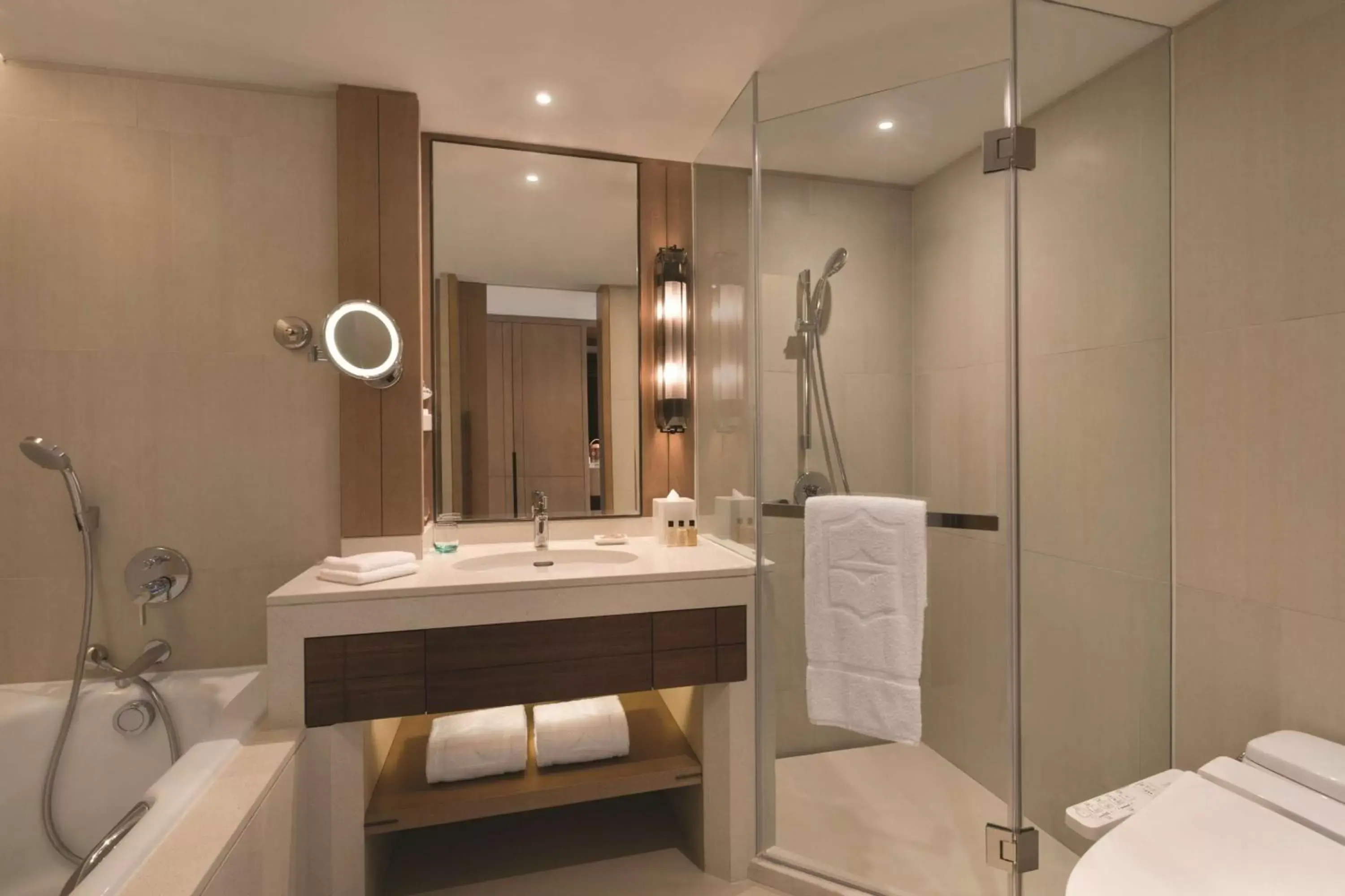 Bathroom in Shangri-La Qingdao - May Fourth Square