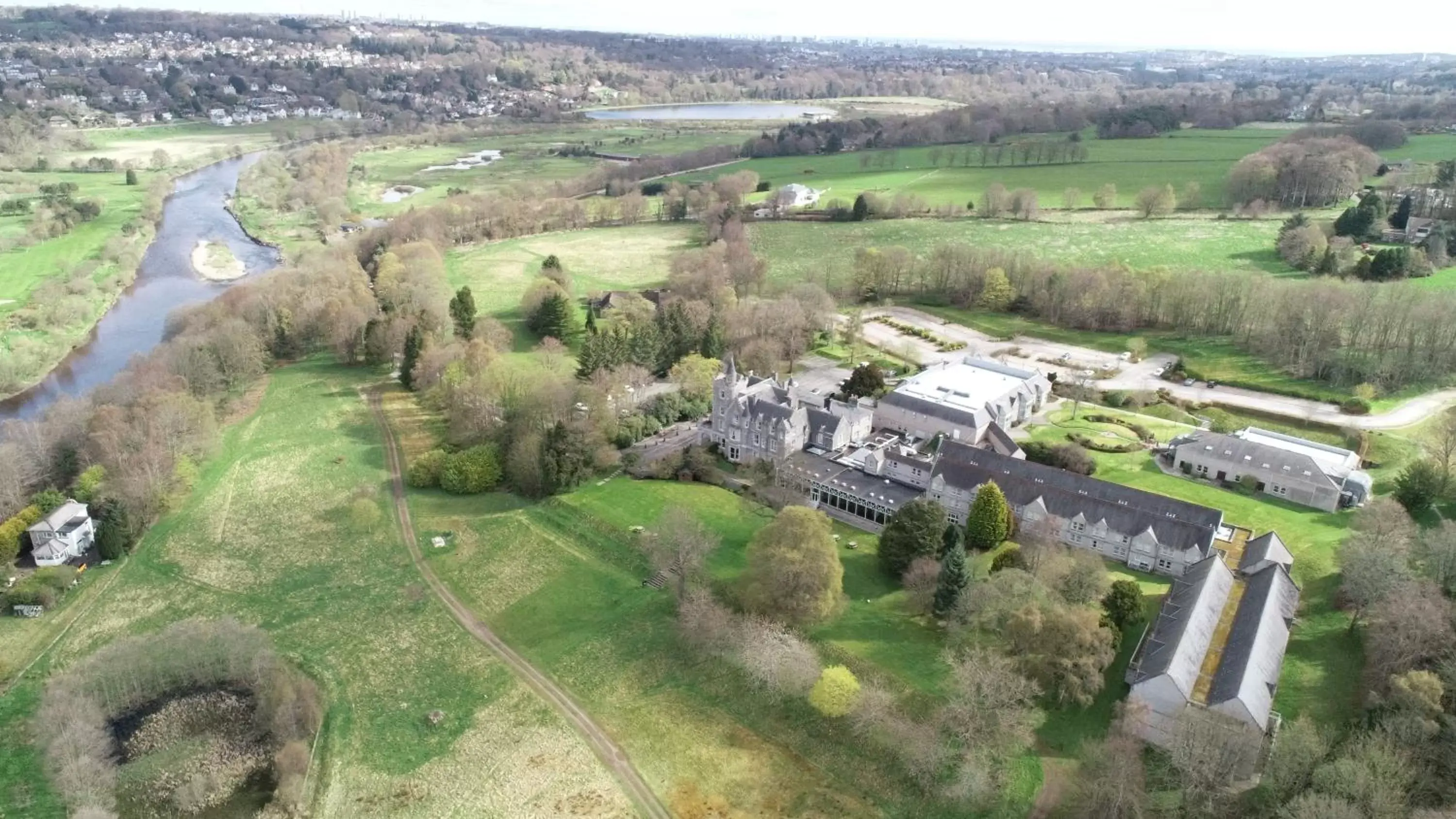 Bird's eye view, Bird's-eye View in Ardoe House Hotel & Spa