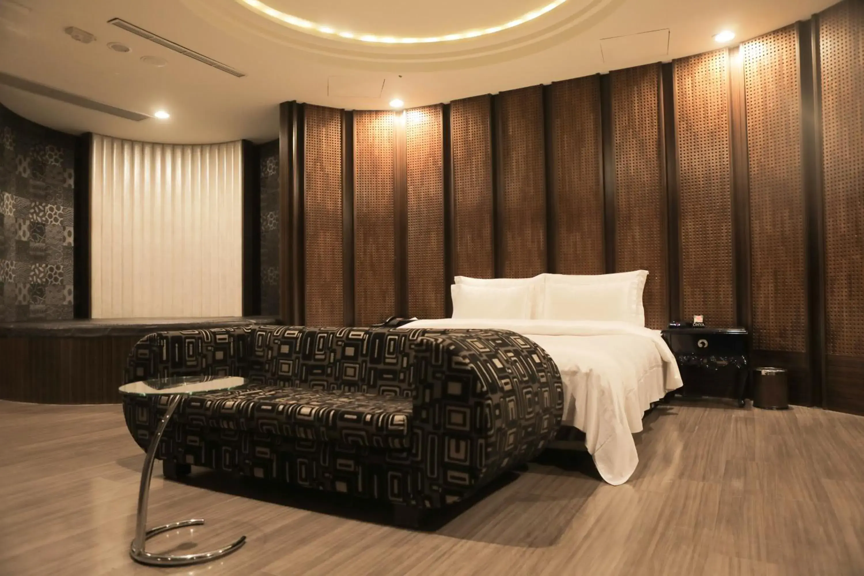 Bed in OHYA Boutique Motel-Linkou