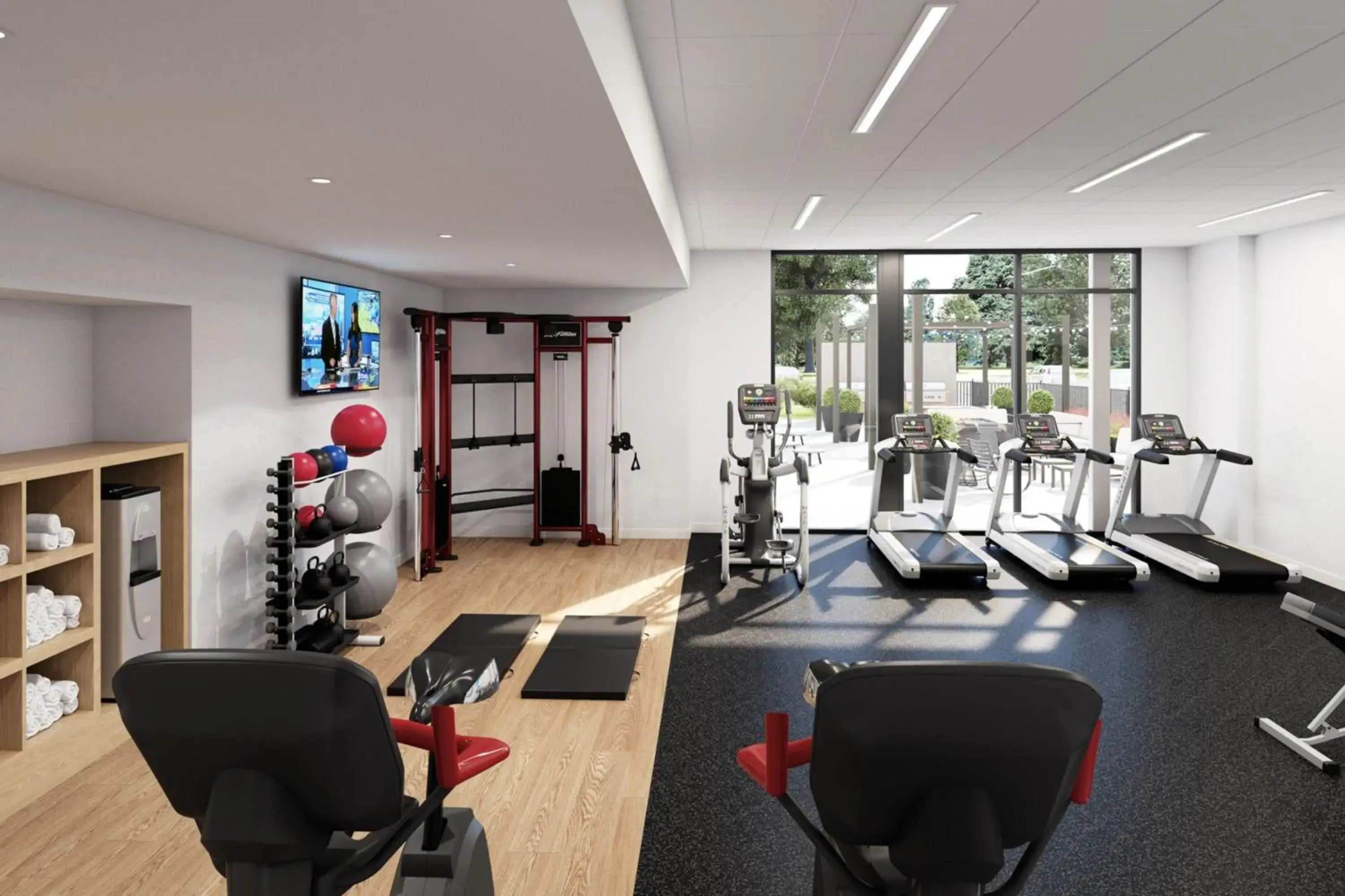 Fitness centre/facilities, Fitness Center/Facilities in Staybridge Suites - Dawson Creek, an IHG Hotel