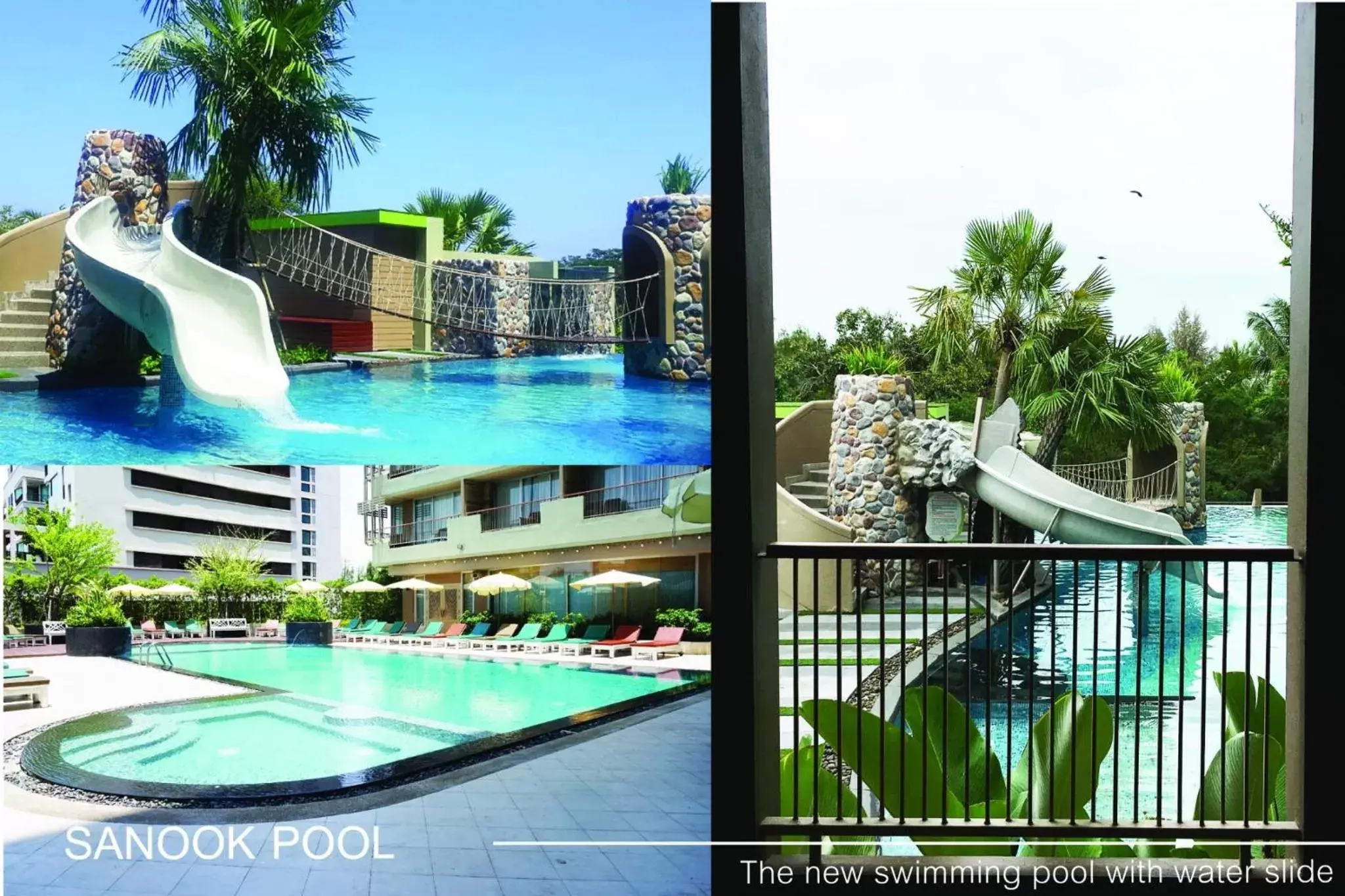 Swimming pool in Long Beach Cha-Am Hotel Swimming pool in Long Beach Cha-Am Hotel