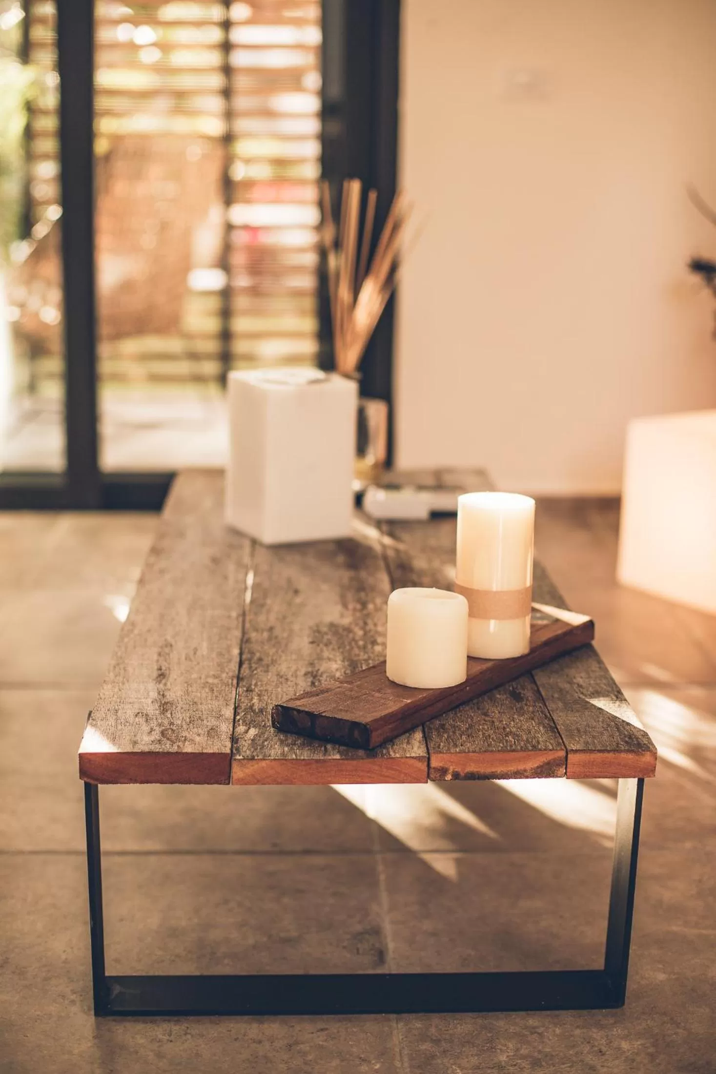 Living room in Panacea Condo Tulum