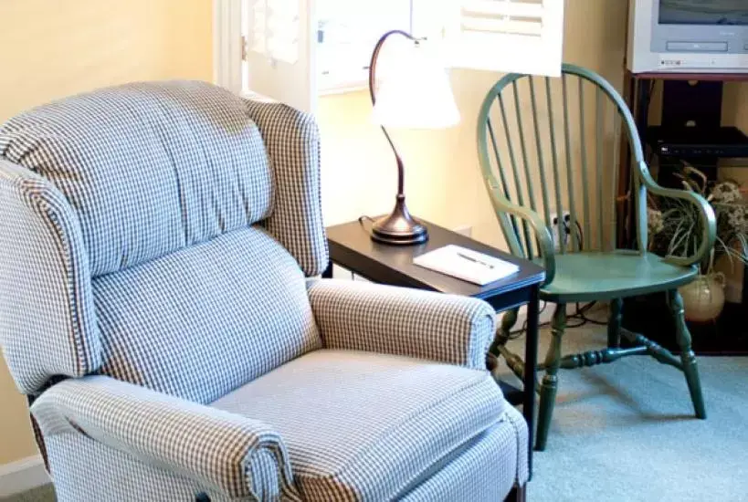 Decorative detail, Seating Area in Green Tree Inn