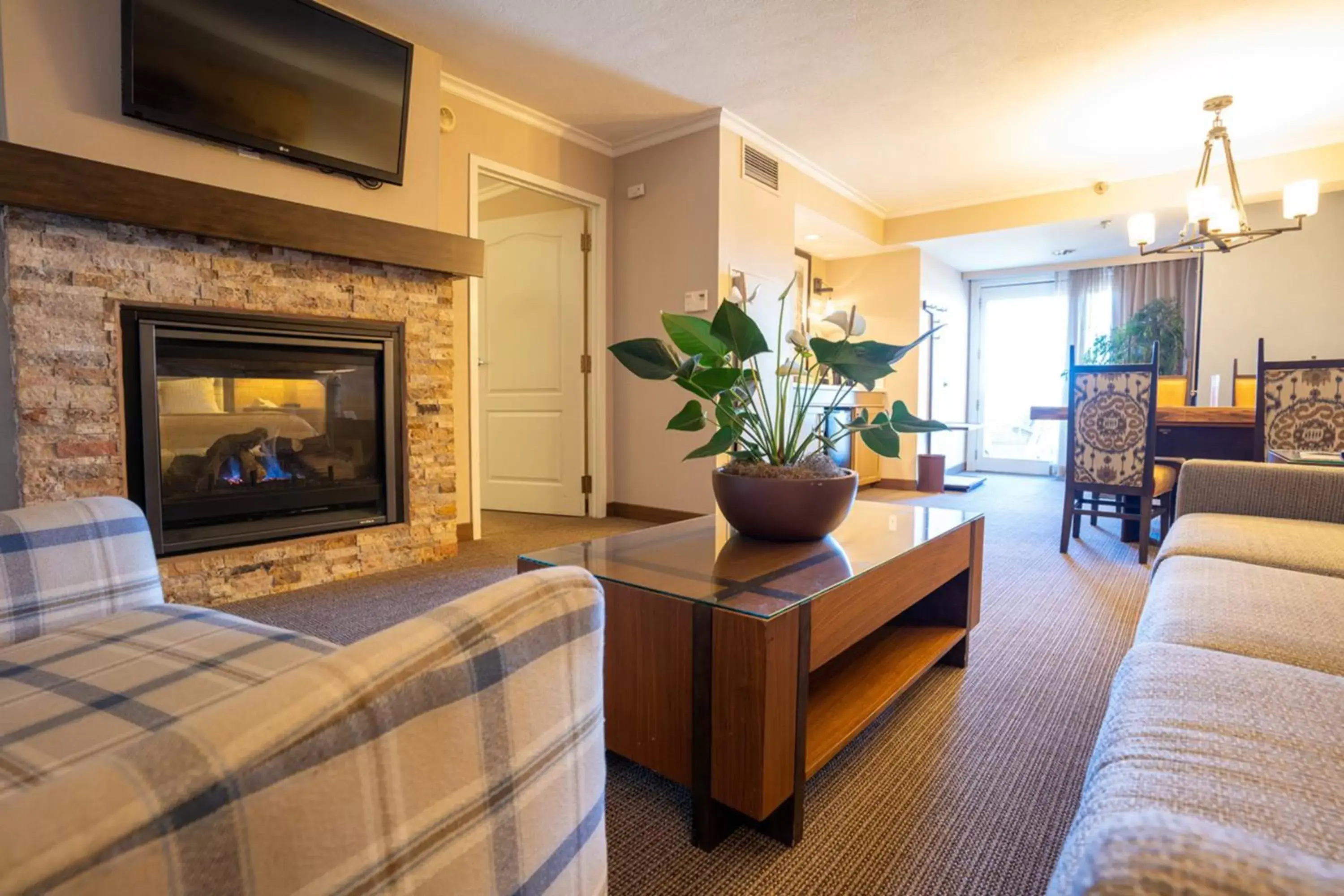 Seating Area in Lake Tahoe Resort Hotel