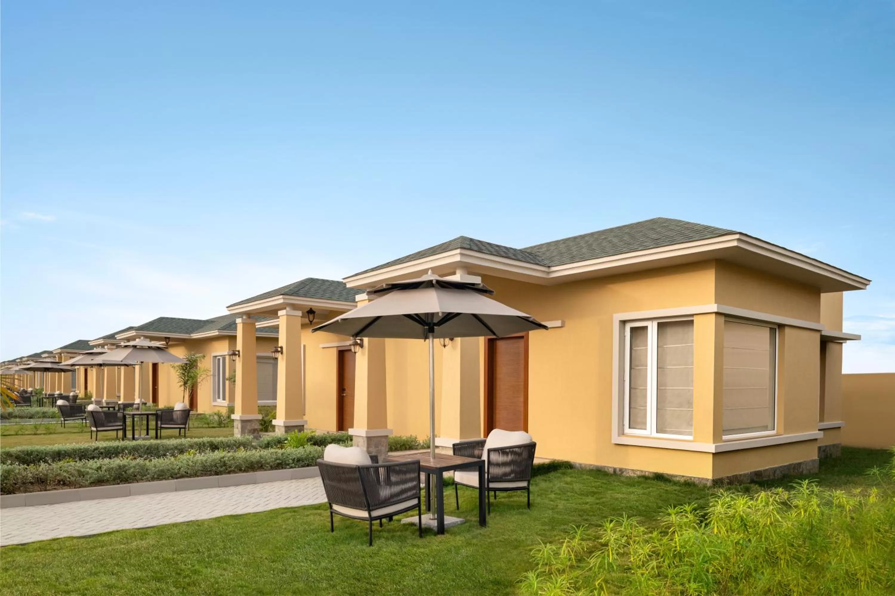 Patio in Hawthorn Suites by Wyndham Dwarka