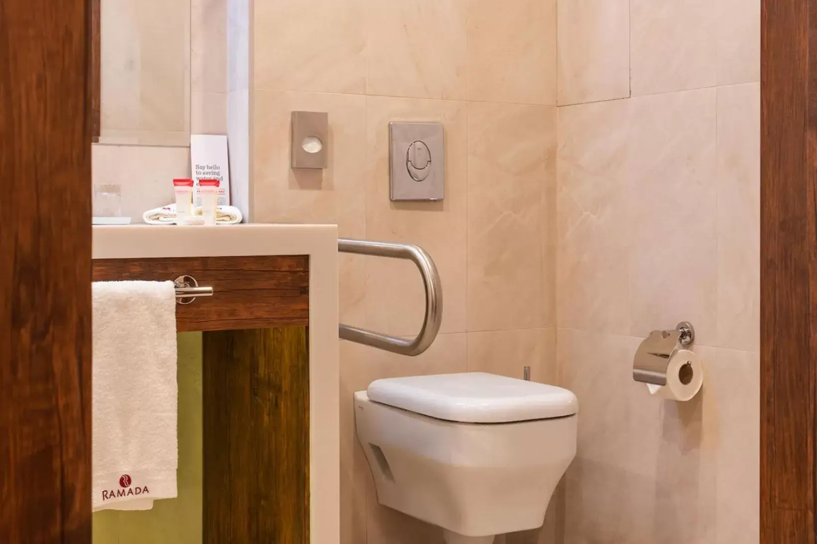 Bathroom in Ramada Hotel & Suites by Wyndham Yerevan