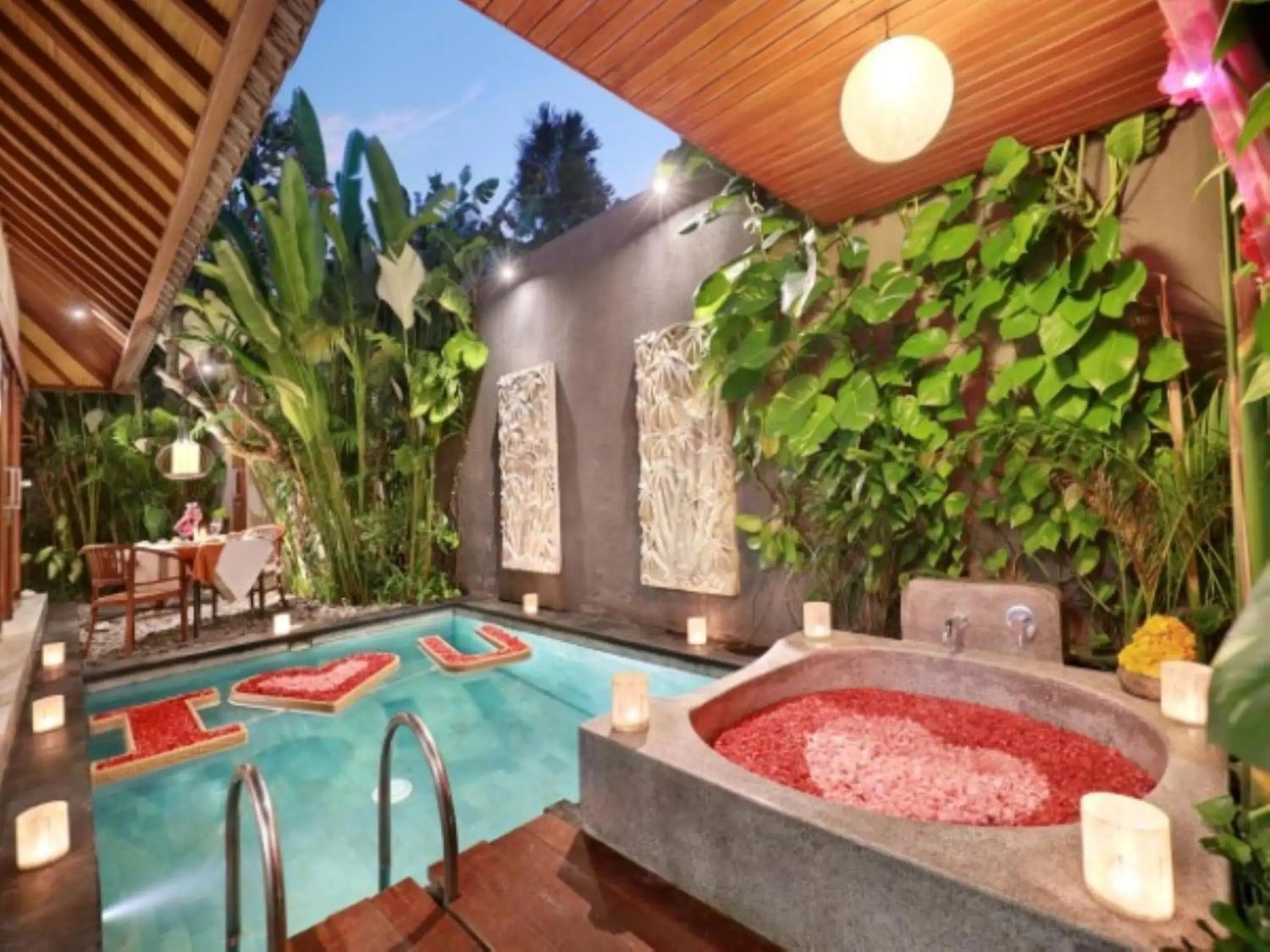 Decorative detail, Swimming Pool in Seminyak Sanctuary Villa by Ini Vie Hospitality