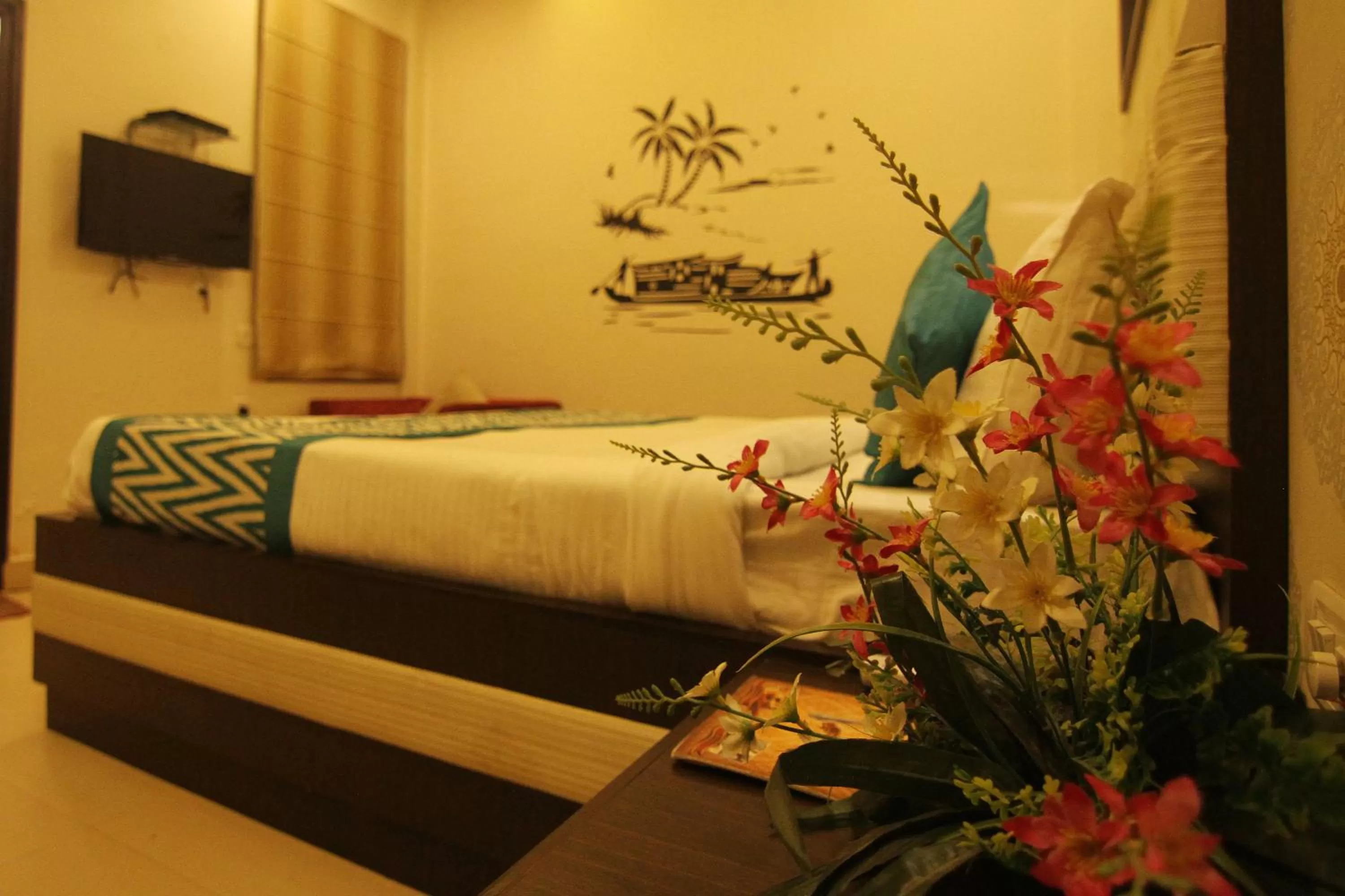 Bedroom, Bed in Hotel Rivera Palace