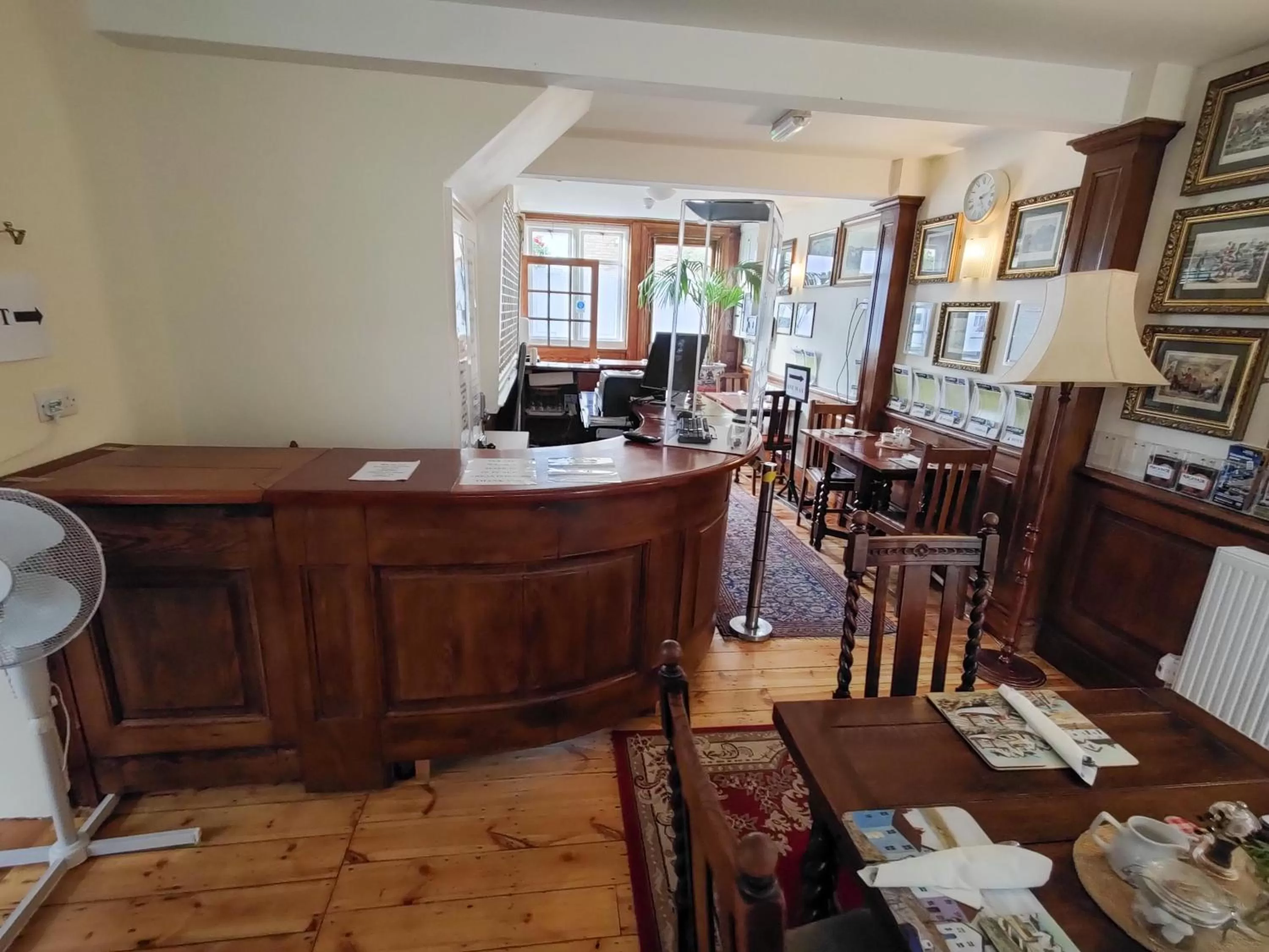 Dining area in The Black Horse Inn