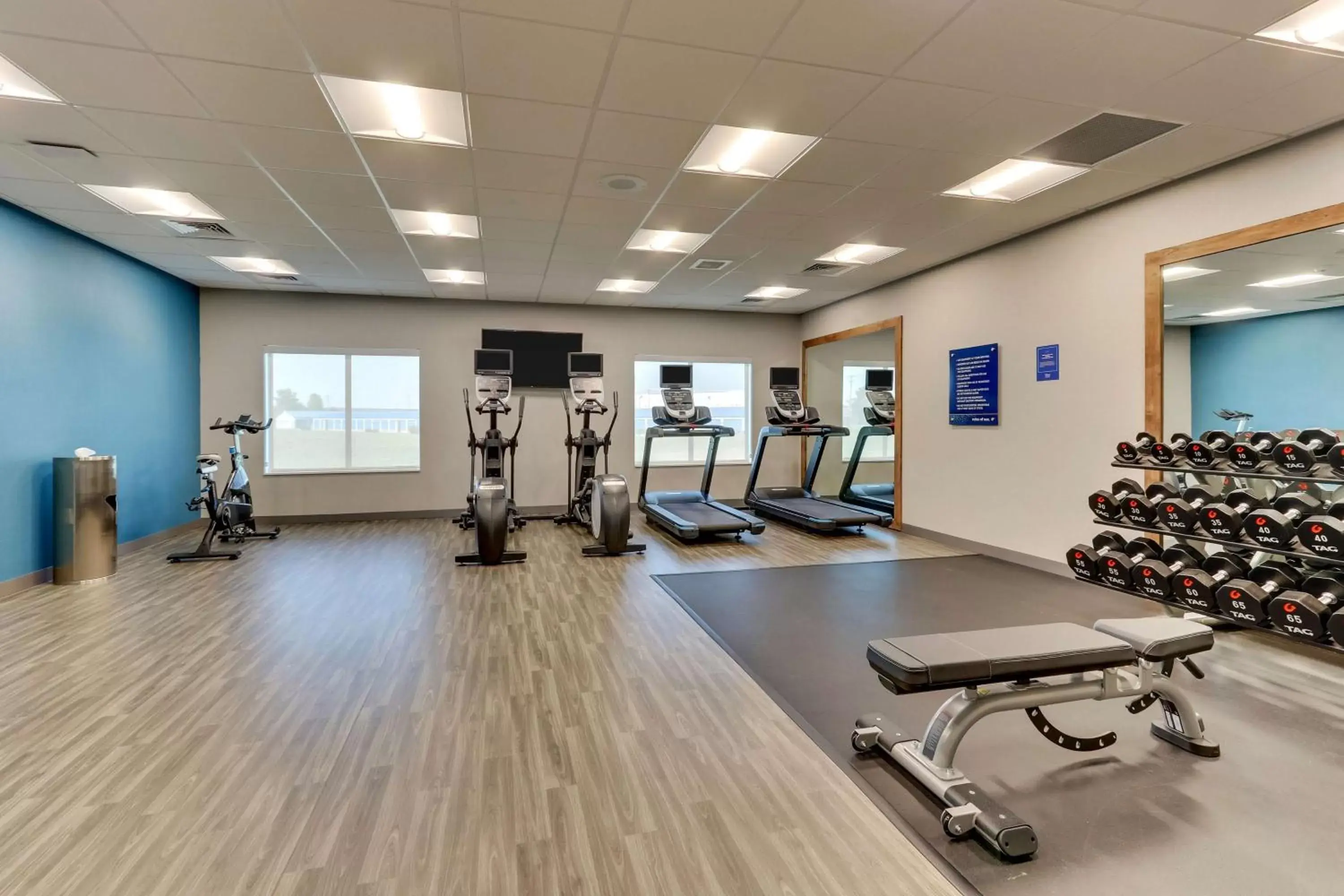 Fitness centre/facilities, Fitness Center/Facilities in Hampton Inn Lebanon, IN