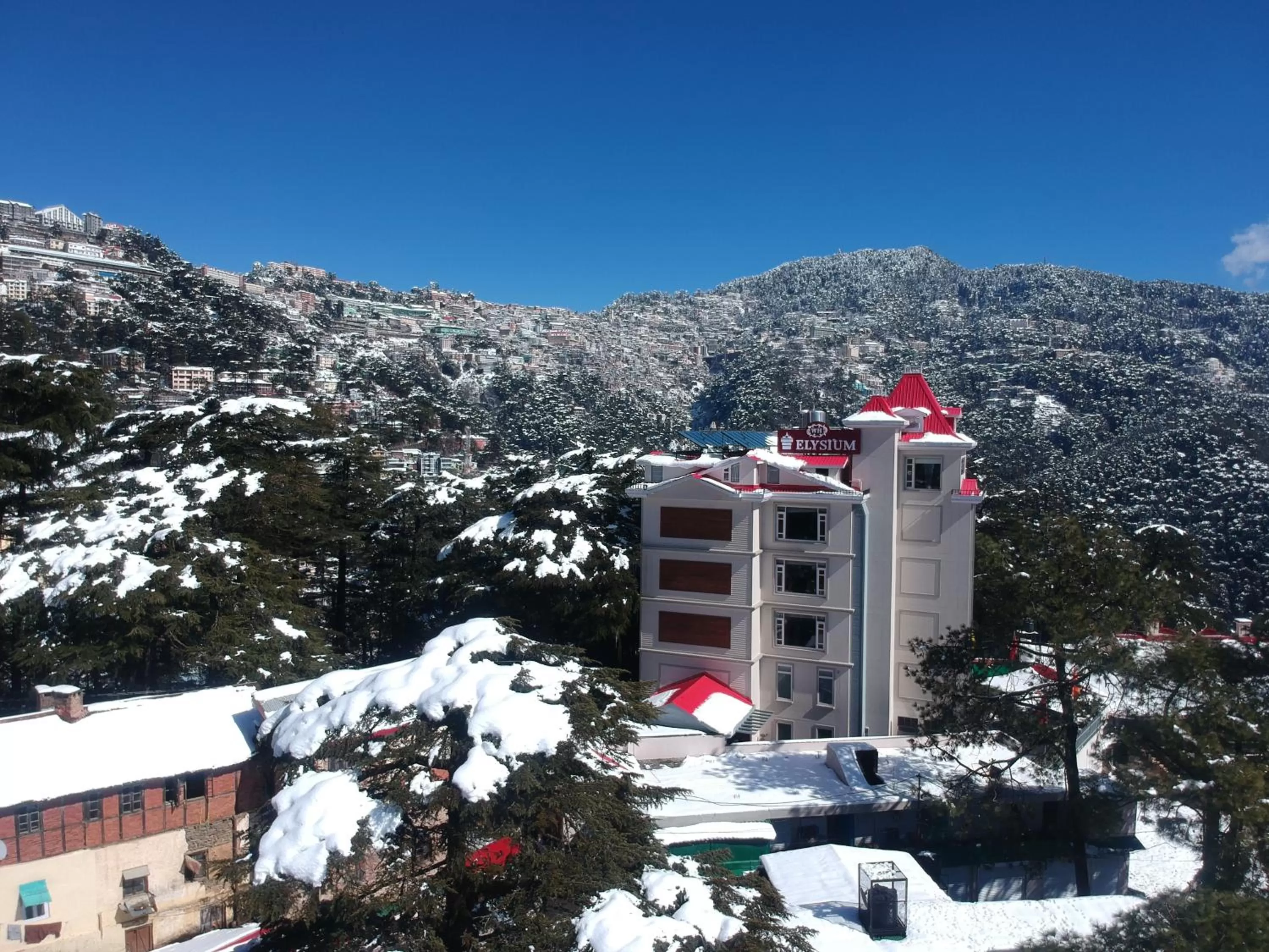 Property building in WelcomHeritage Elysium Resort & Spa