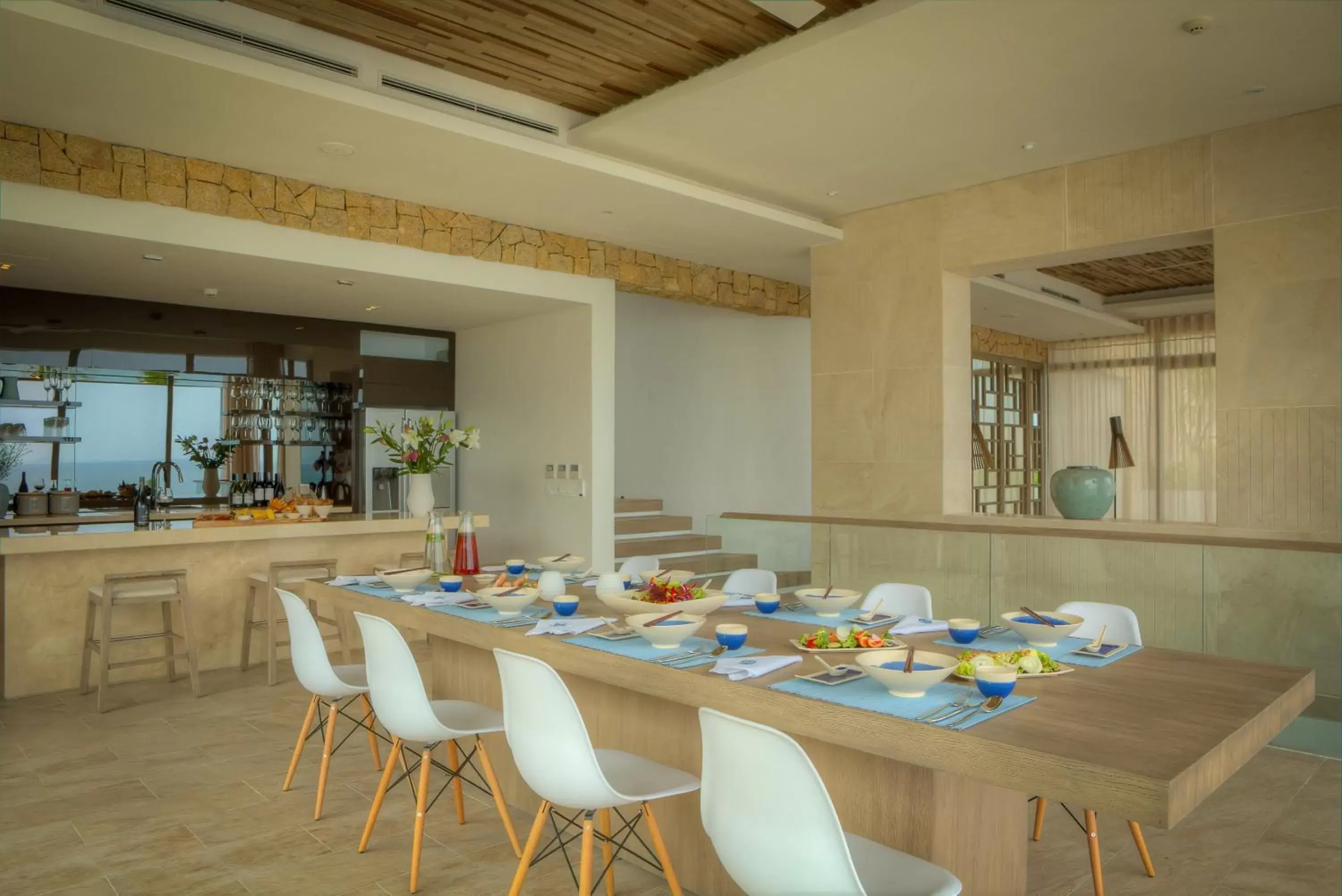 Dining area, Restaurant/Places to Eat in Mia Resort Nha Trang