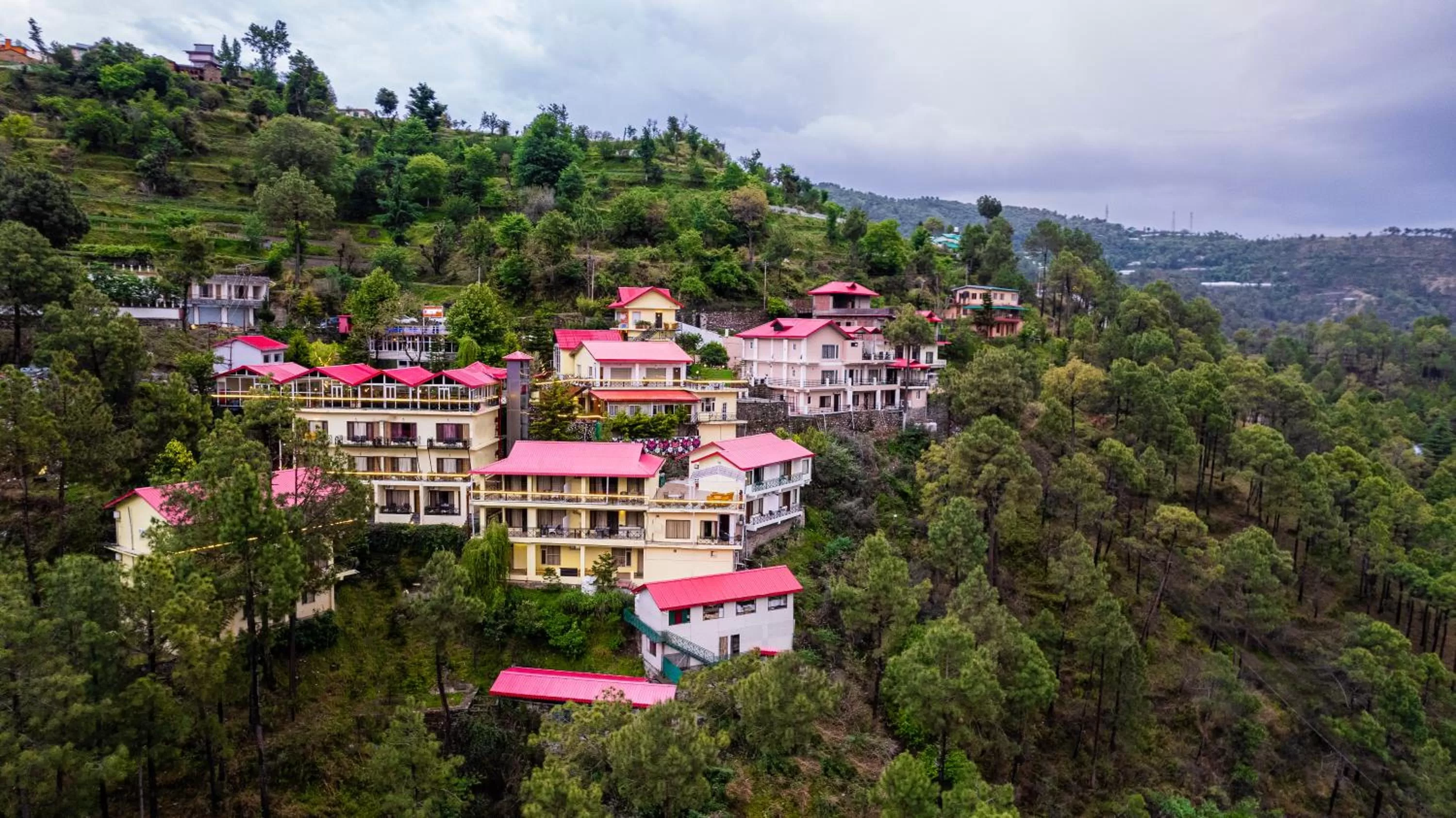 Property building, Bird's-eye View in Country Inn Maple Resort Chail