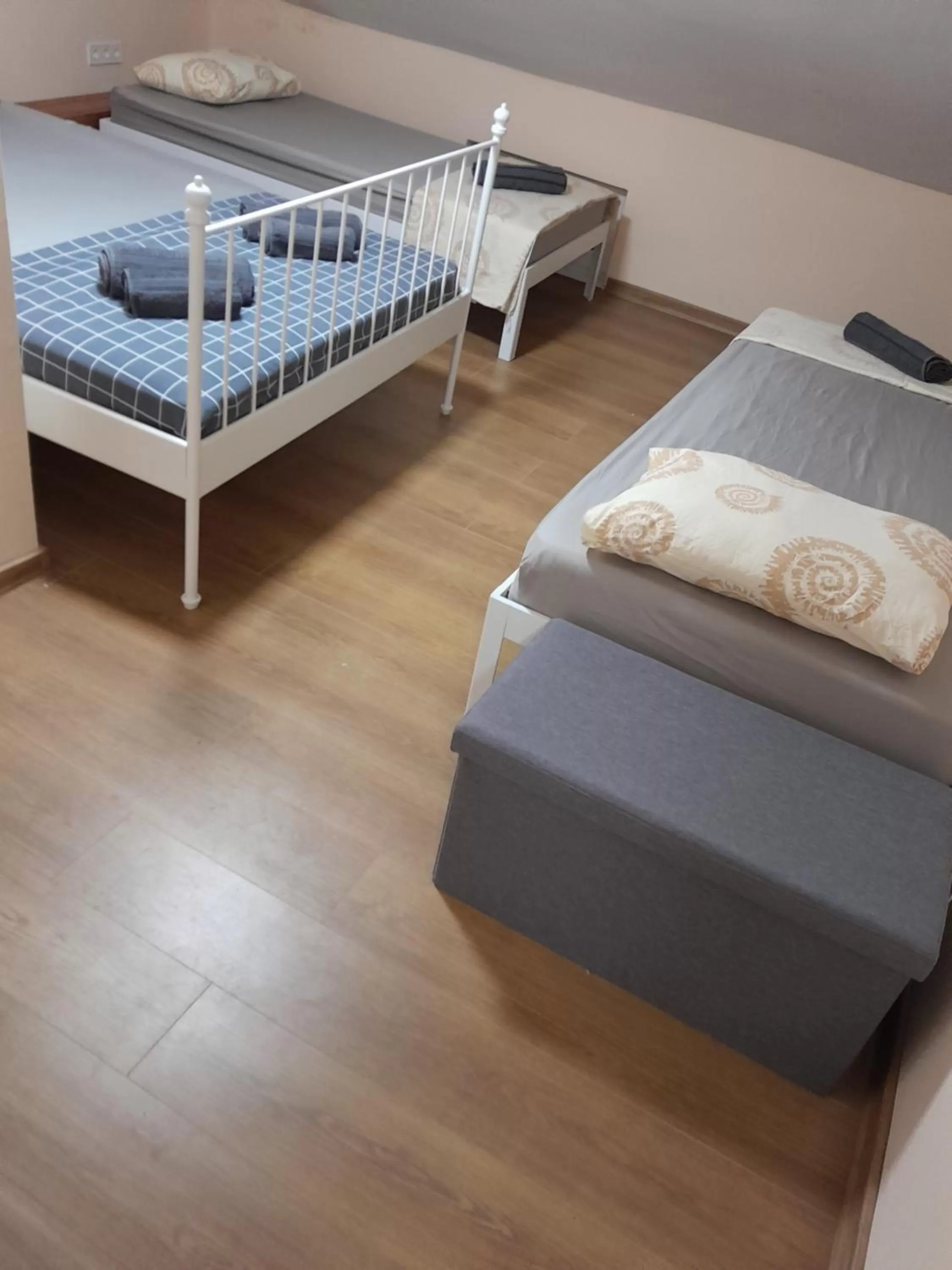 Bed in HANCHO SevenUps - KAPANA Plovdiv Center