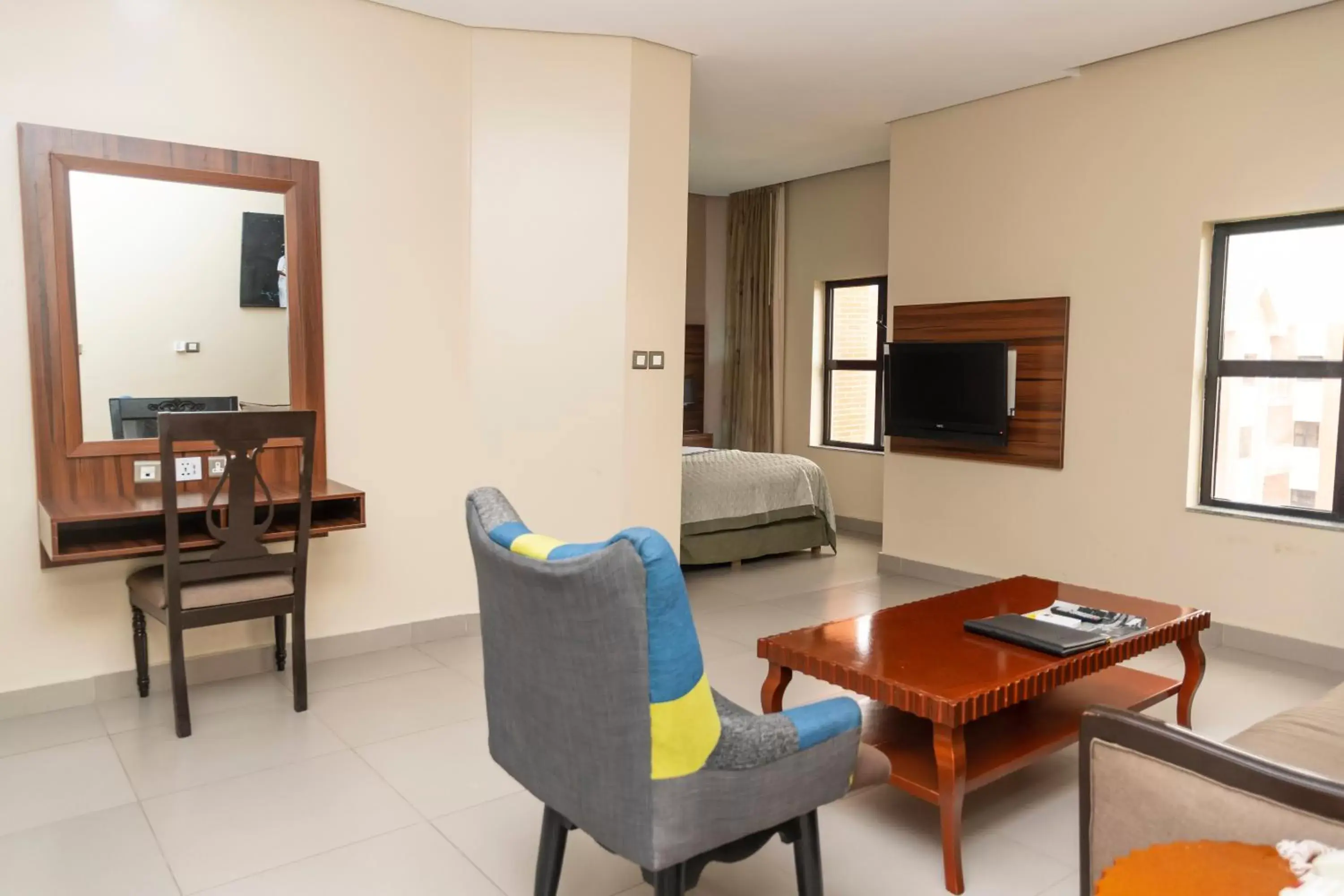 Living room, Seating Area in Hawthorn Suites by Wyndham Abuja