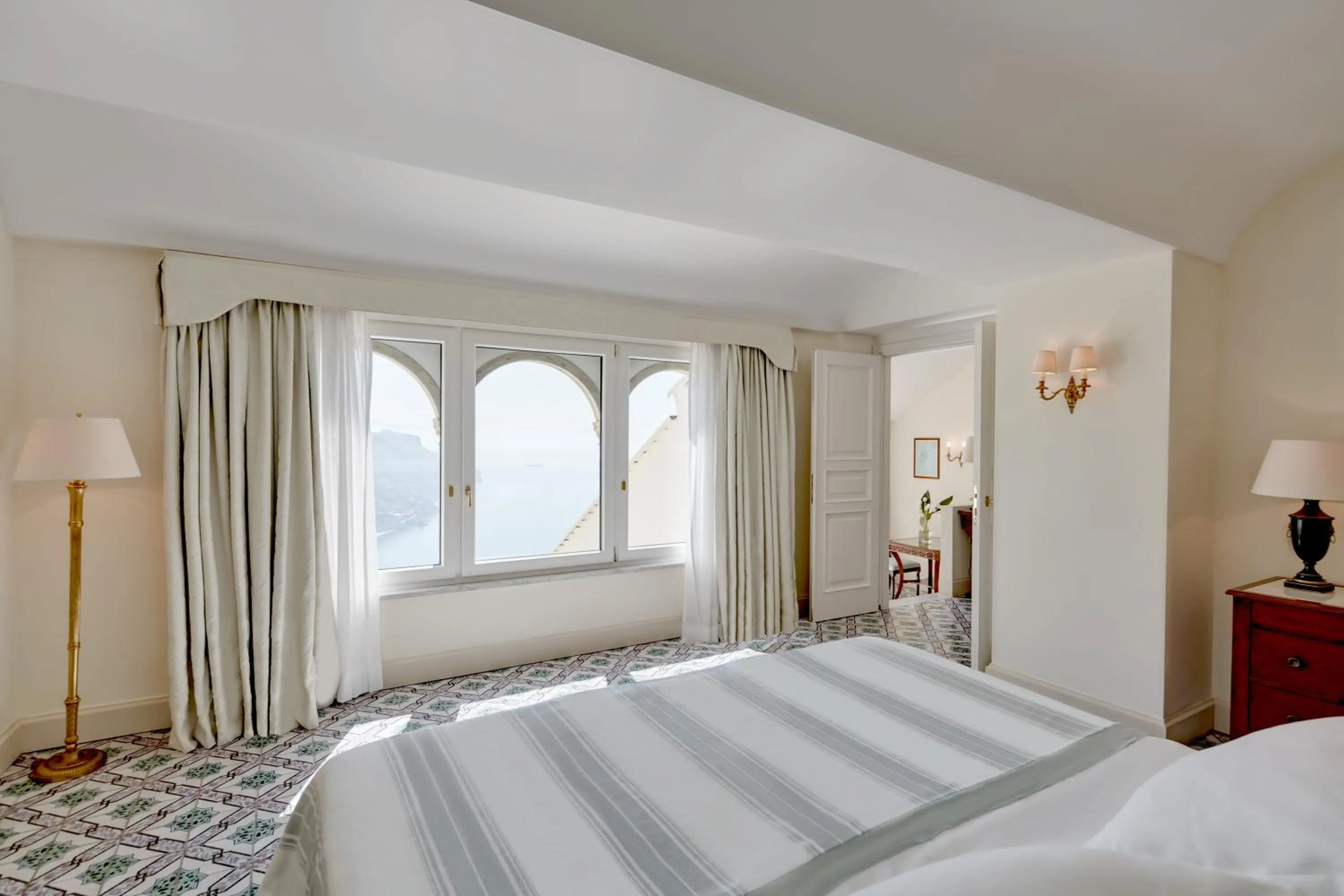 Bedroom, Bed in Caruso, A Belmond Hotel, Amalfi Coast
