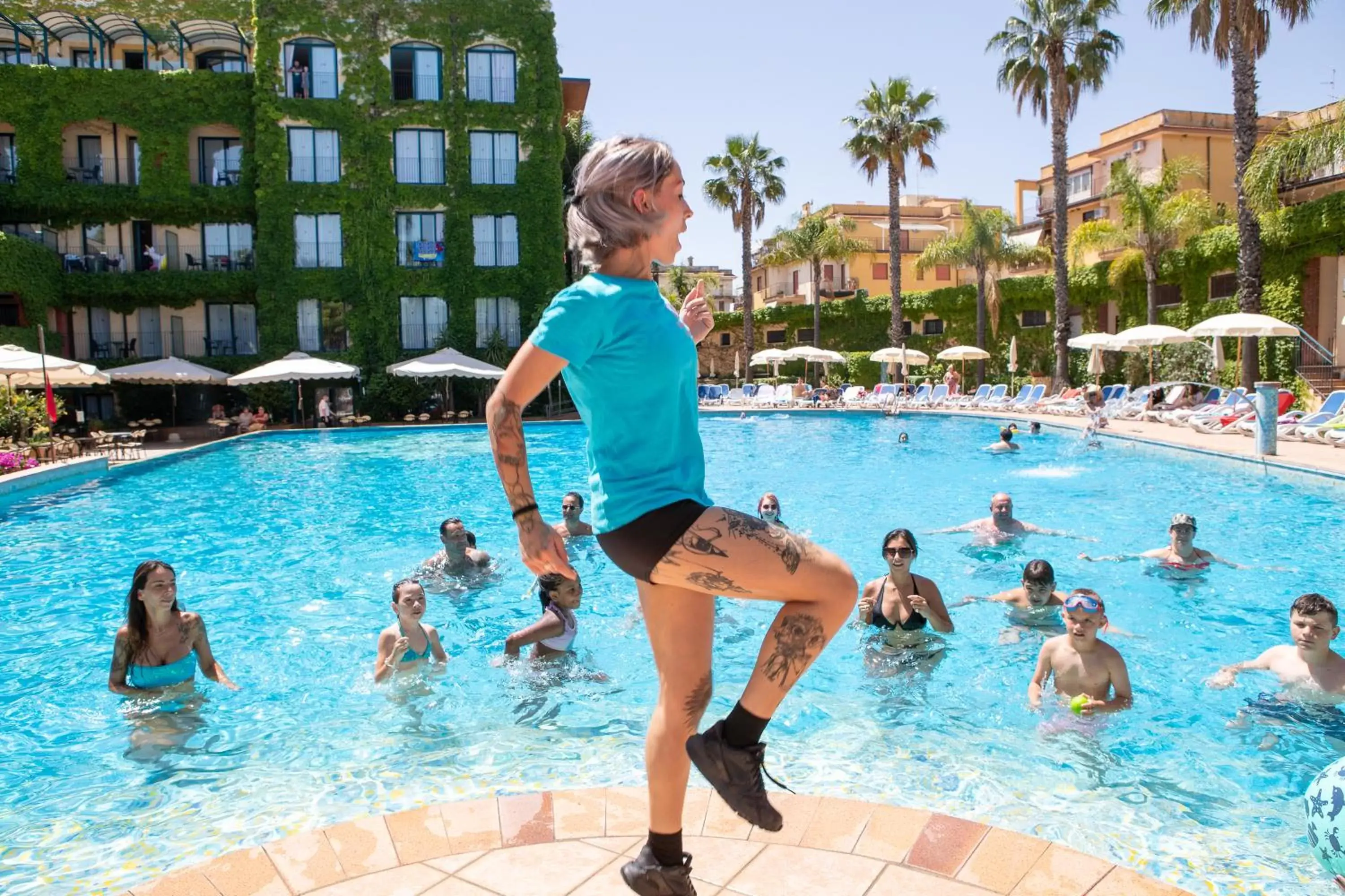 Swimming Pool in Hotel Caesar Palace