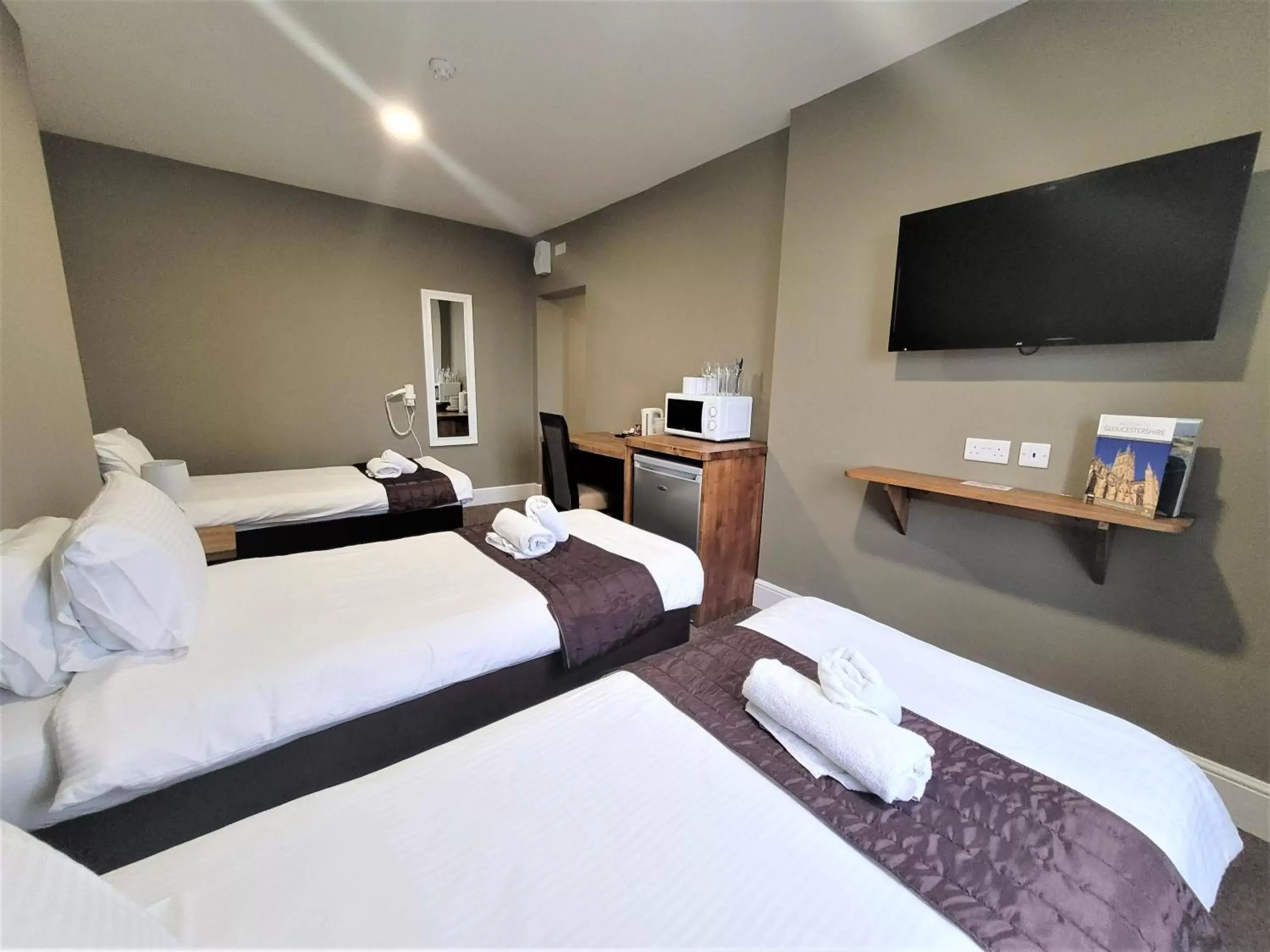 Bedroom, Bed in New County Hotel & Serviced Apartments by RoomsBooked