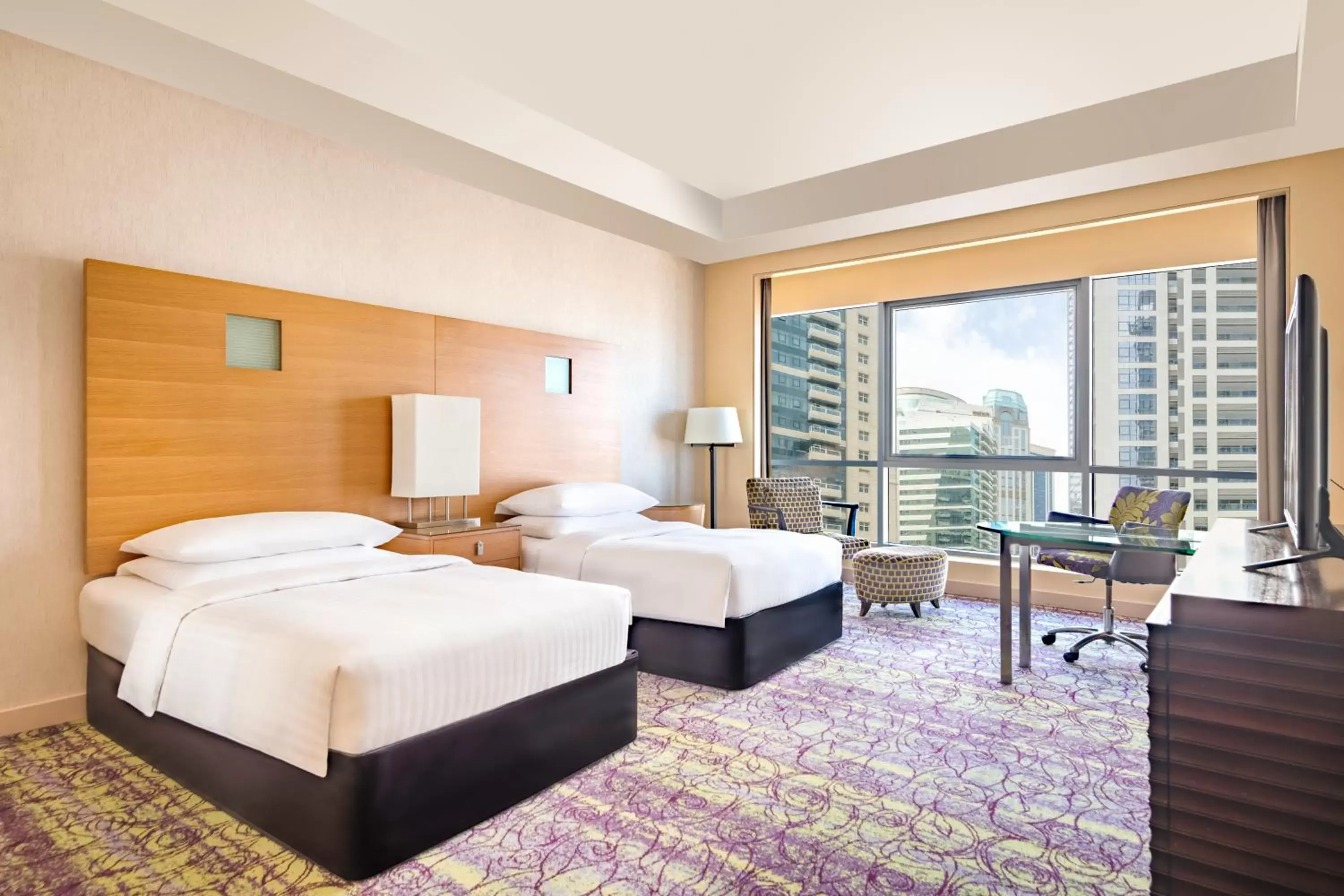 Bed in Qabila Westbay Hotel by Marriott