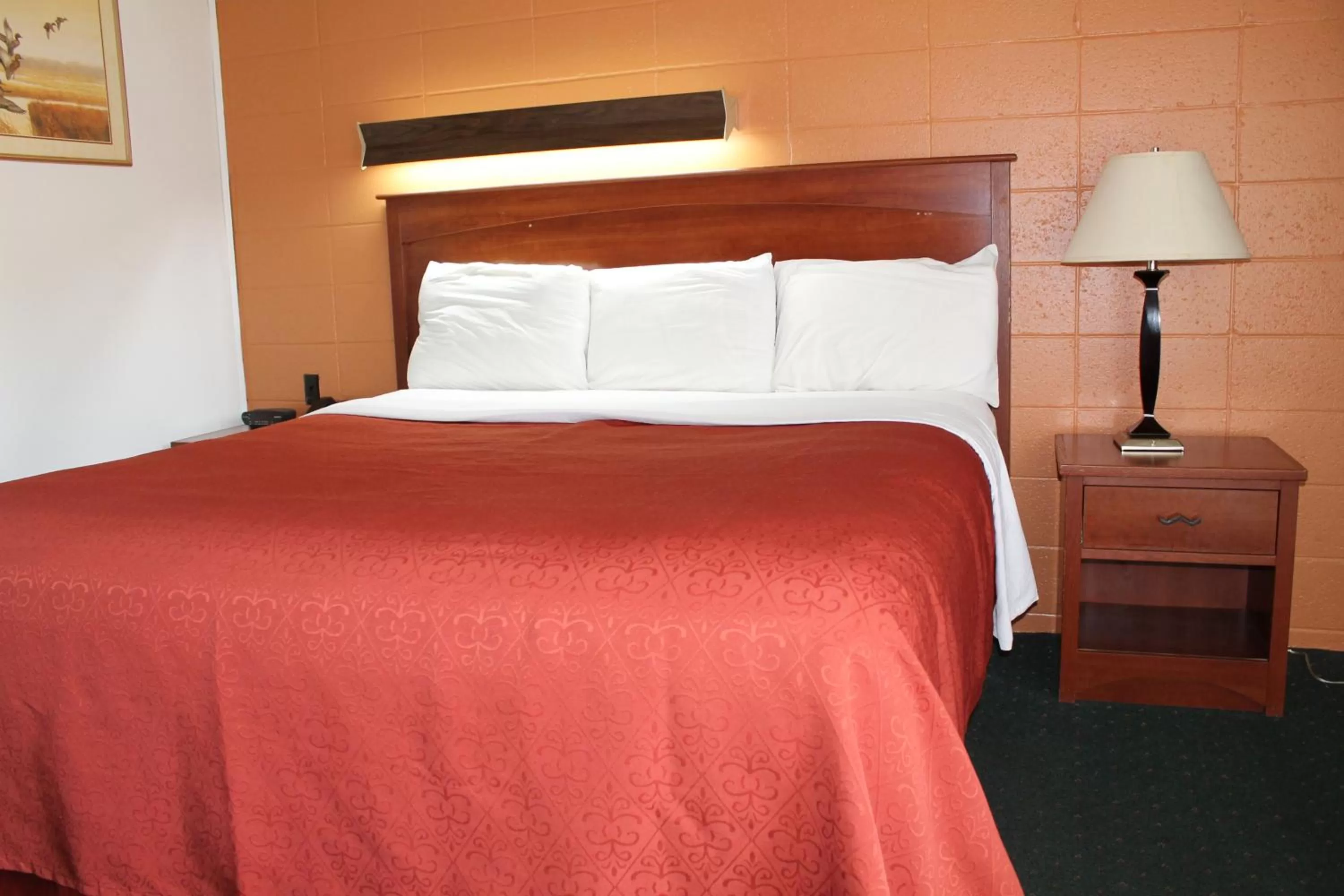 Bed in Motel Reedsburg