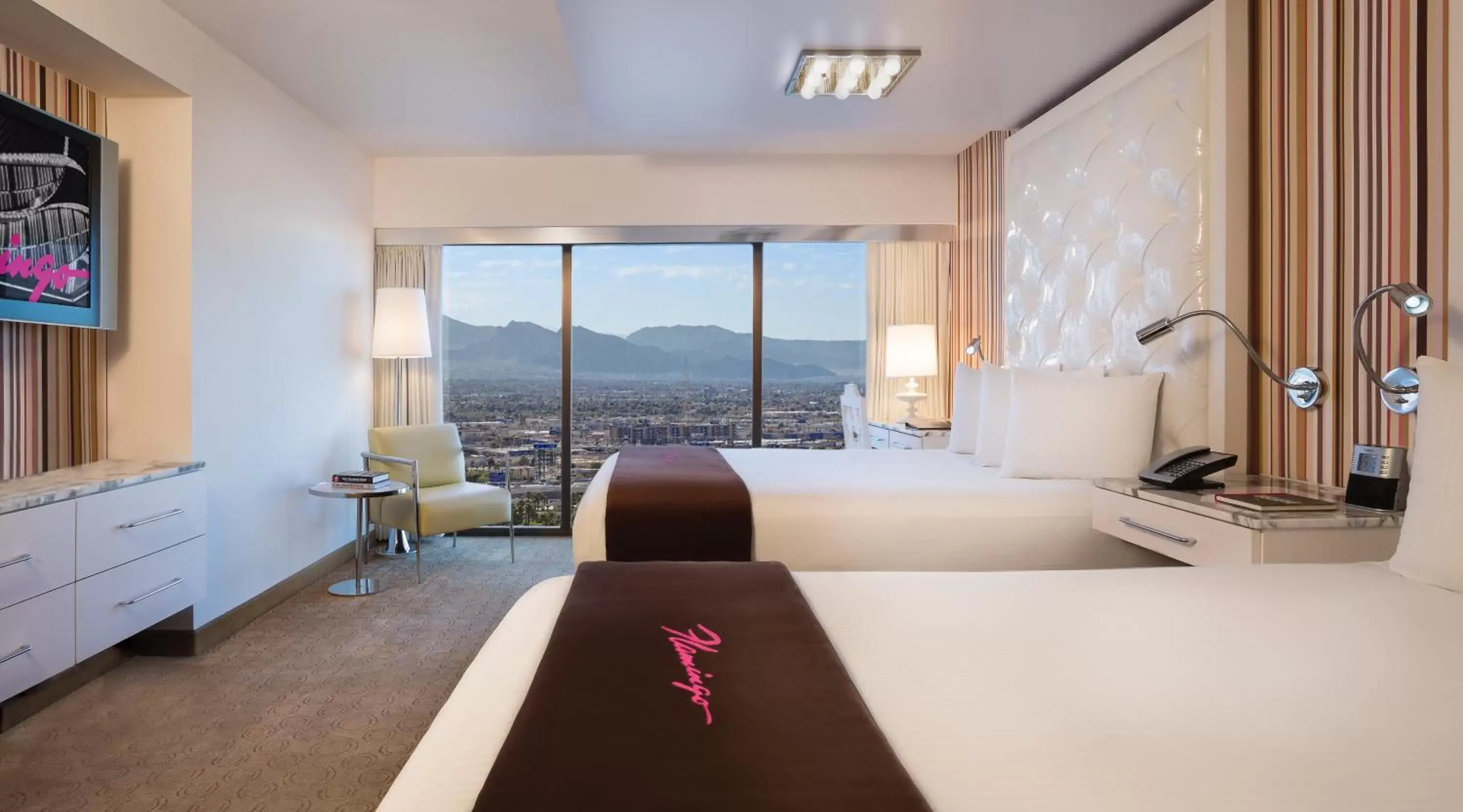 Bedroom, Mountain View in Flamingo Las Vegas Hotel & Casino