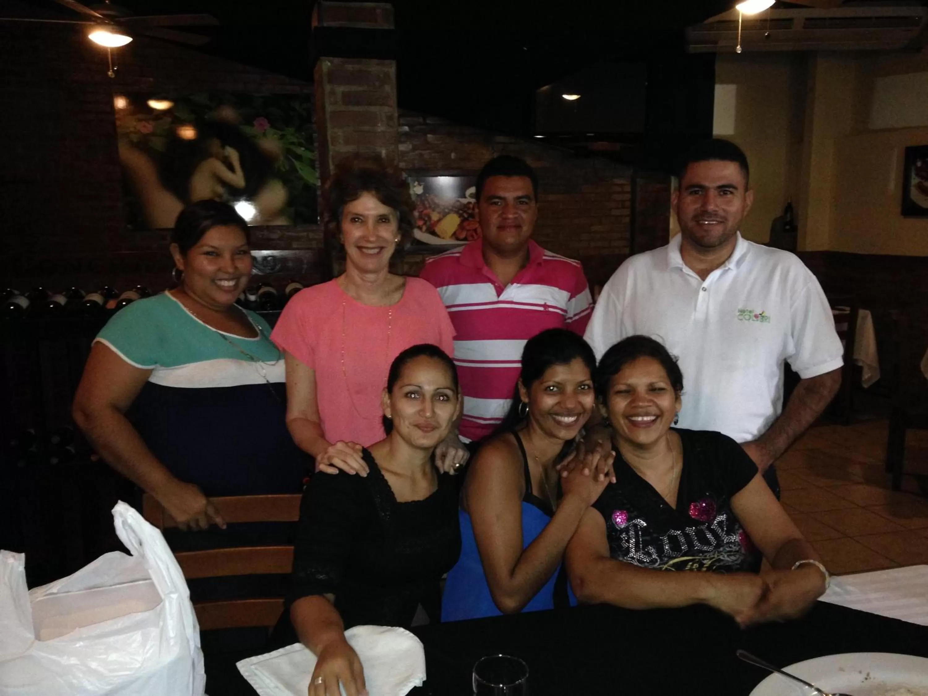 group of guests in Hotel Colibri