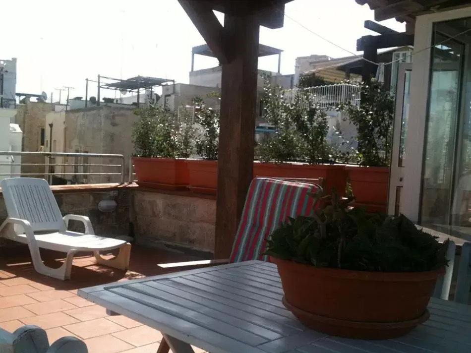 Patio, Balcony/Terrace in B&B Casa Dorsi