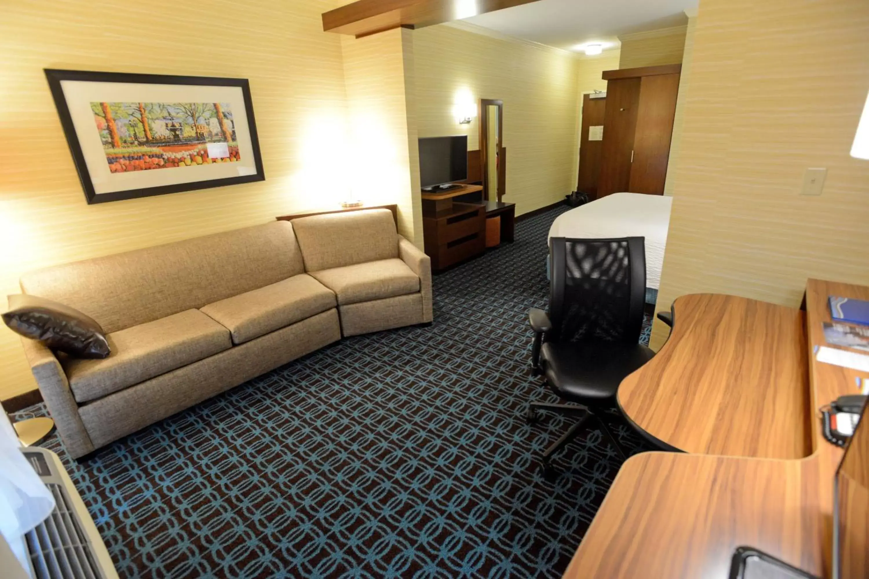 Living room, Seating Area in Fairfield Inn & Suites by Marriott Bowling Green